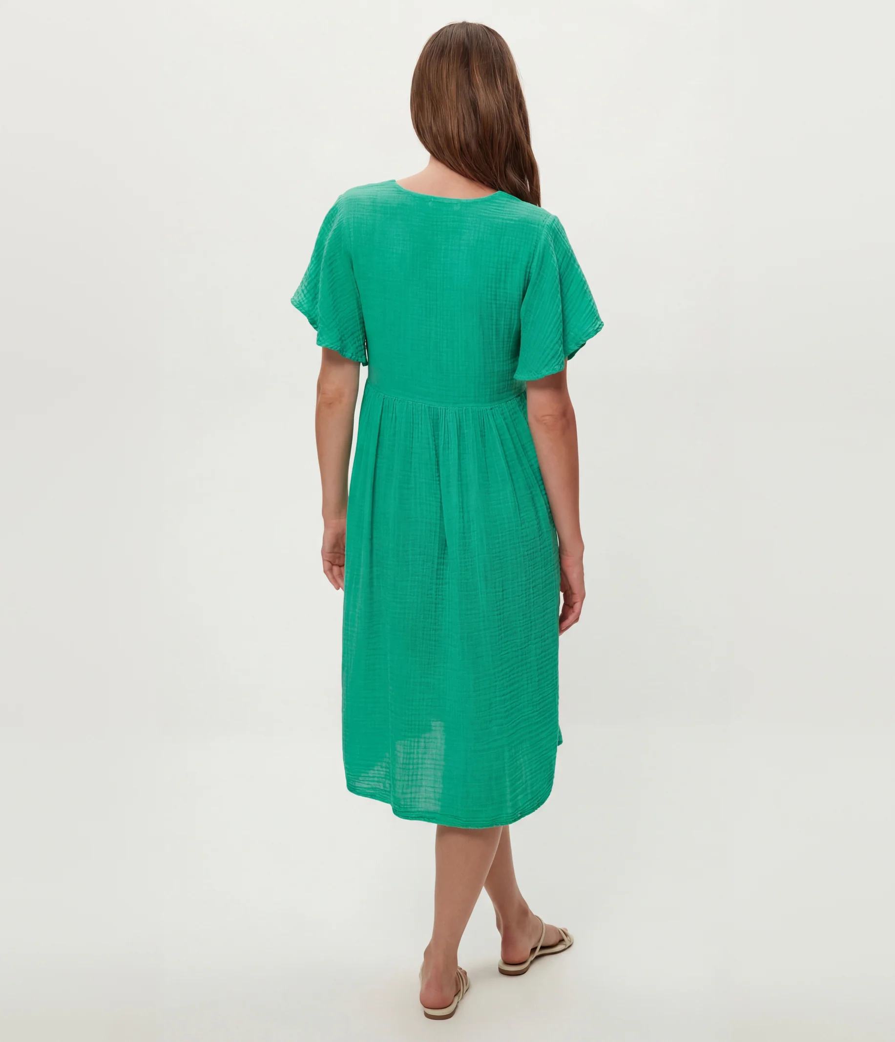 Madeline Flutter Sleeve Dress - Image 36