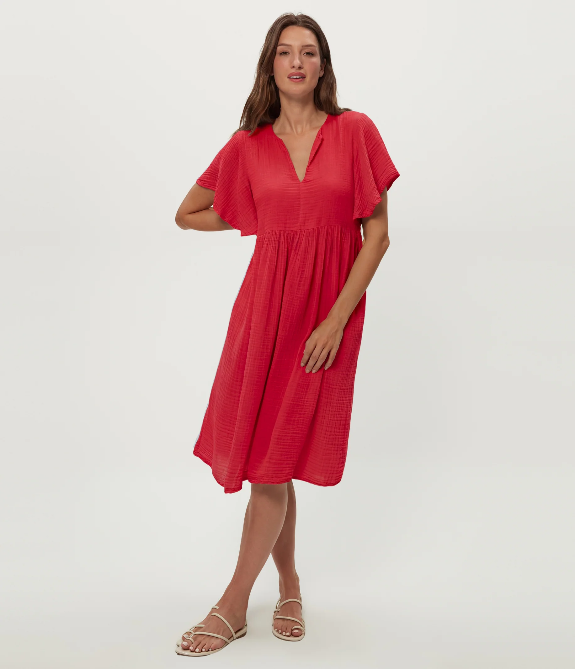 Madeline Flutter Sleeve Dress - Image 39
