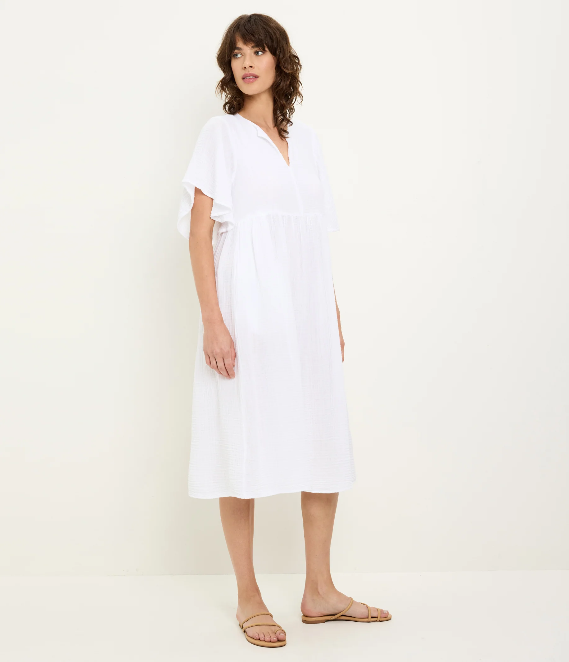 Madeline Flutter Sleeve Dress - Image 5