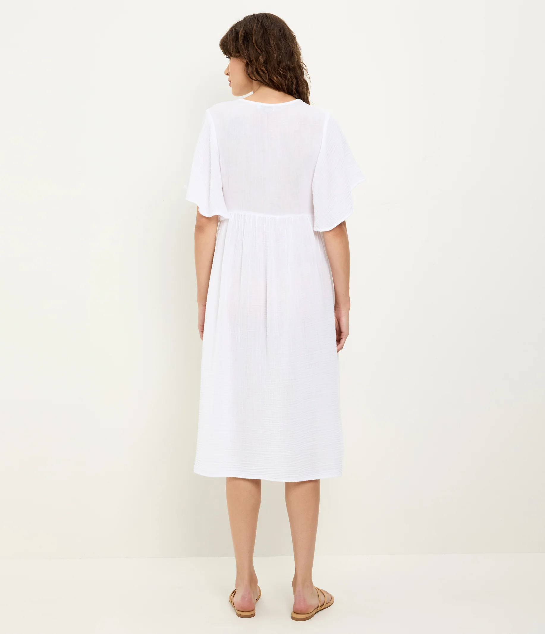 Madeline Flutter Sleeve Dress - Image 6