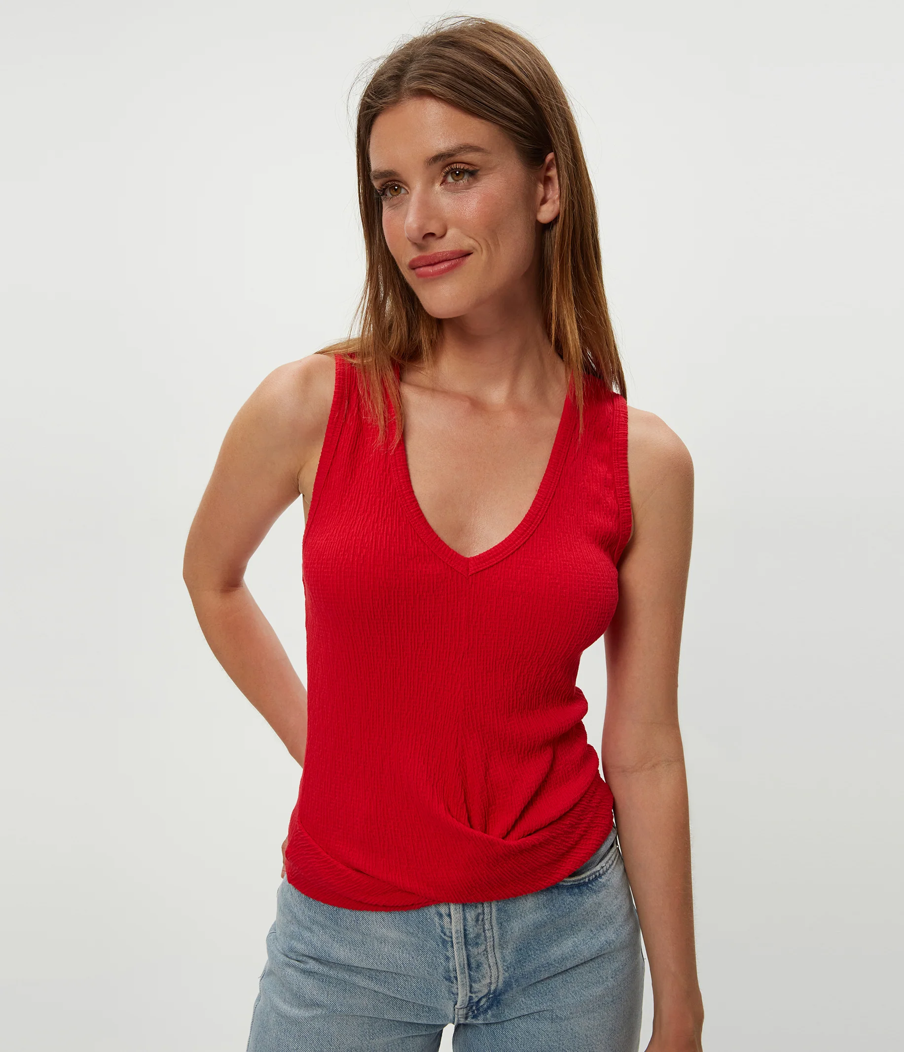 Maggie Wrap Crop Tank