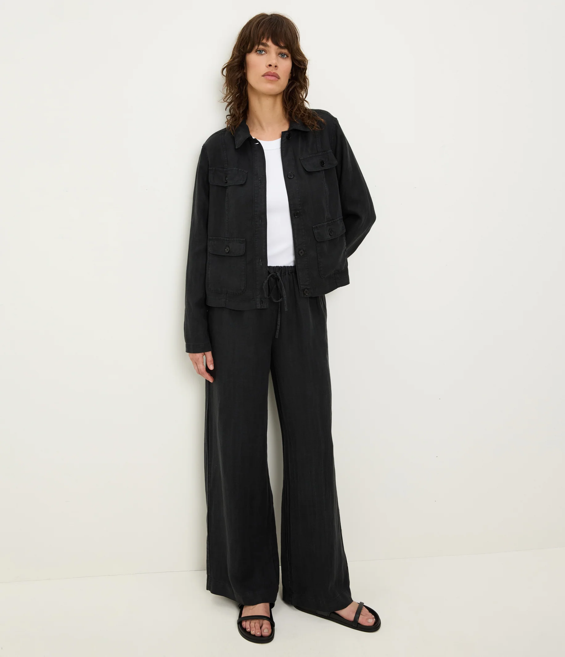 Marissa Linen Drawstring Pant - Image 10