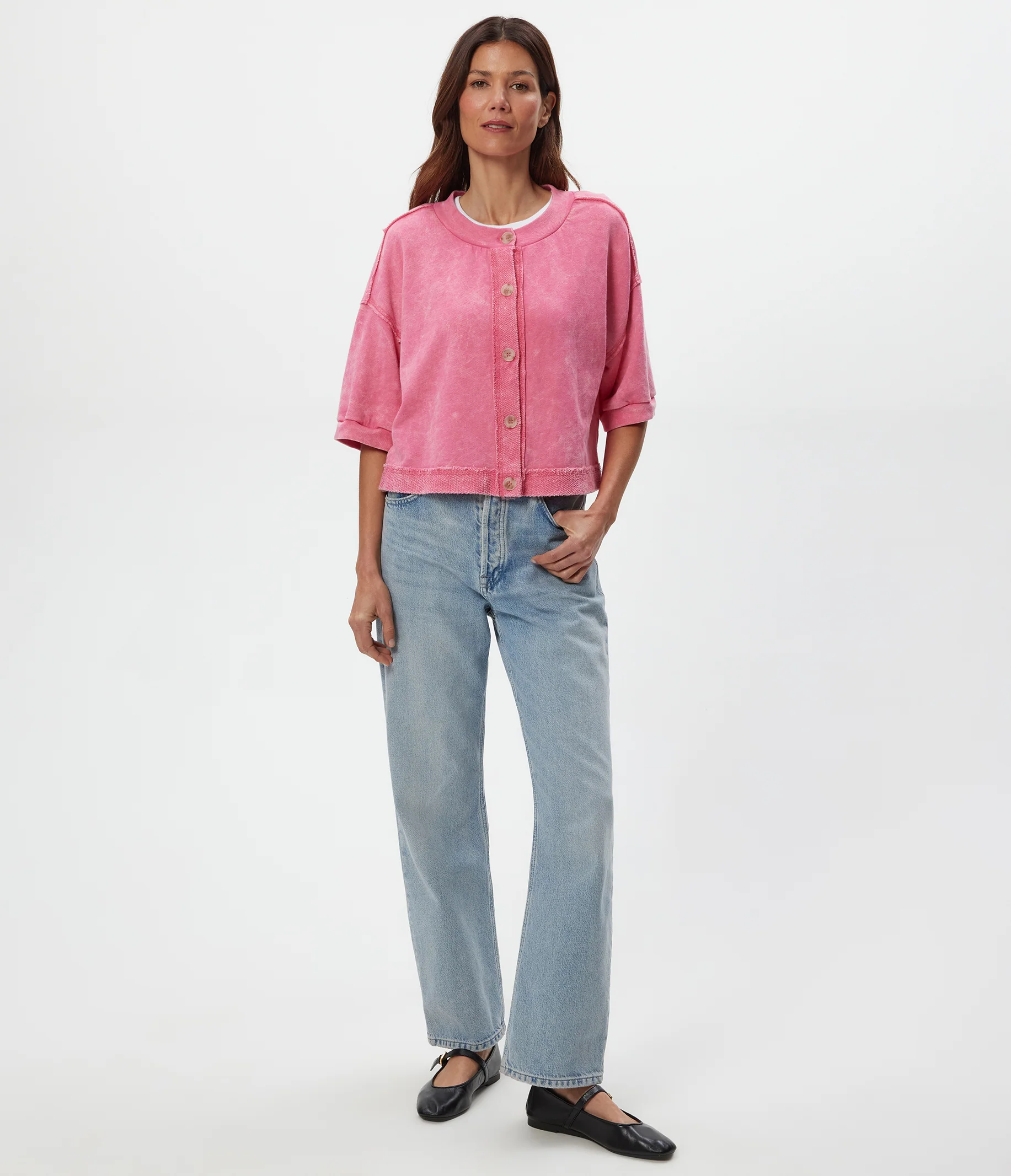 Marlow Mineral Wash Cardigan - Image 11
