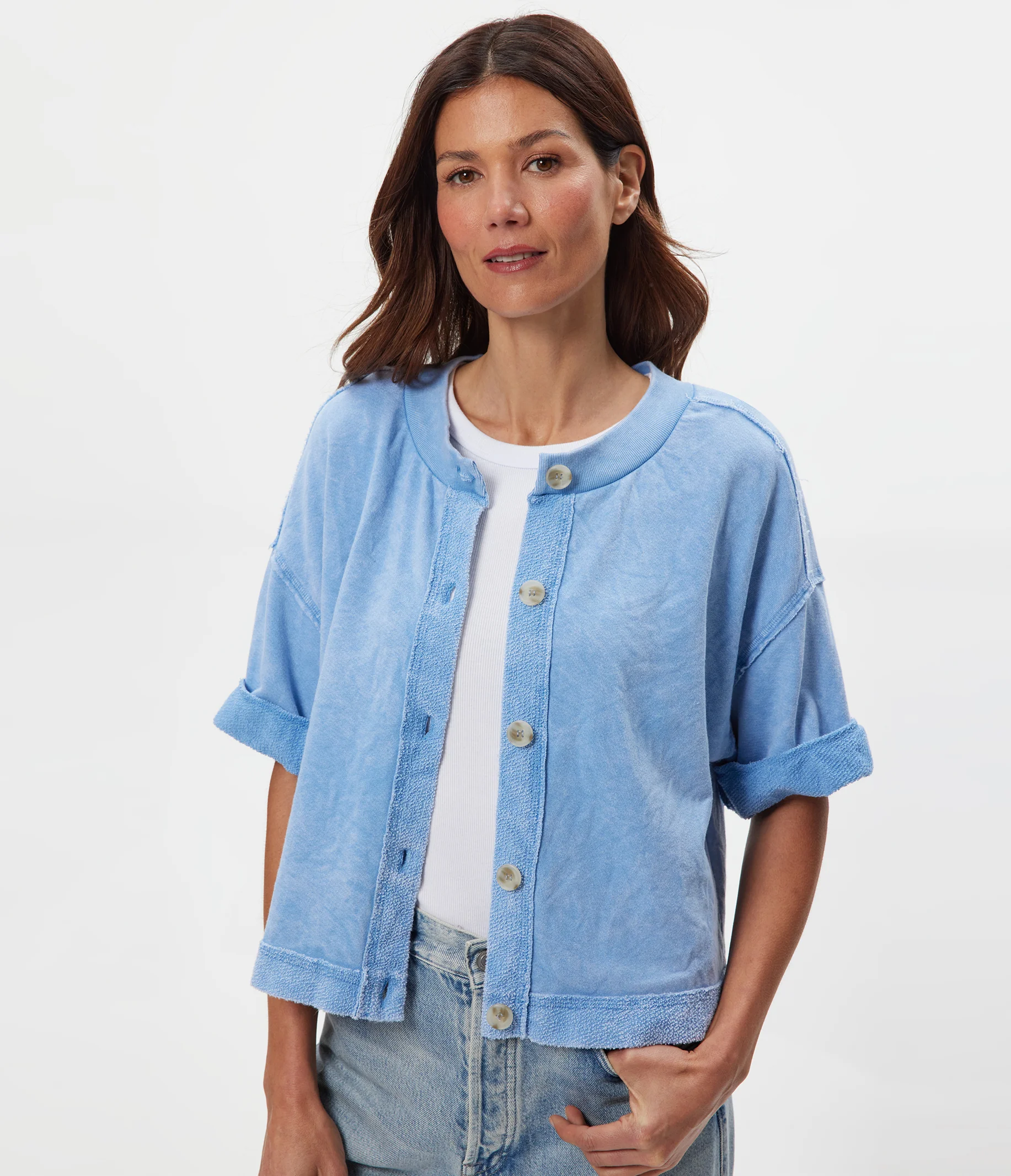 Marlow Mineral Wash Cardigan - Image 15