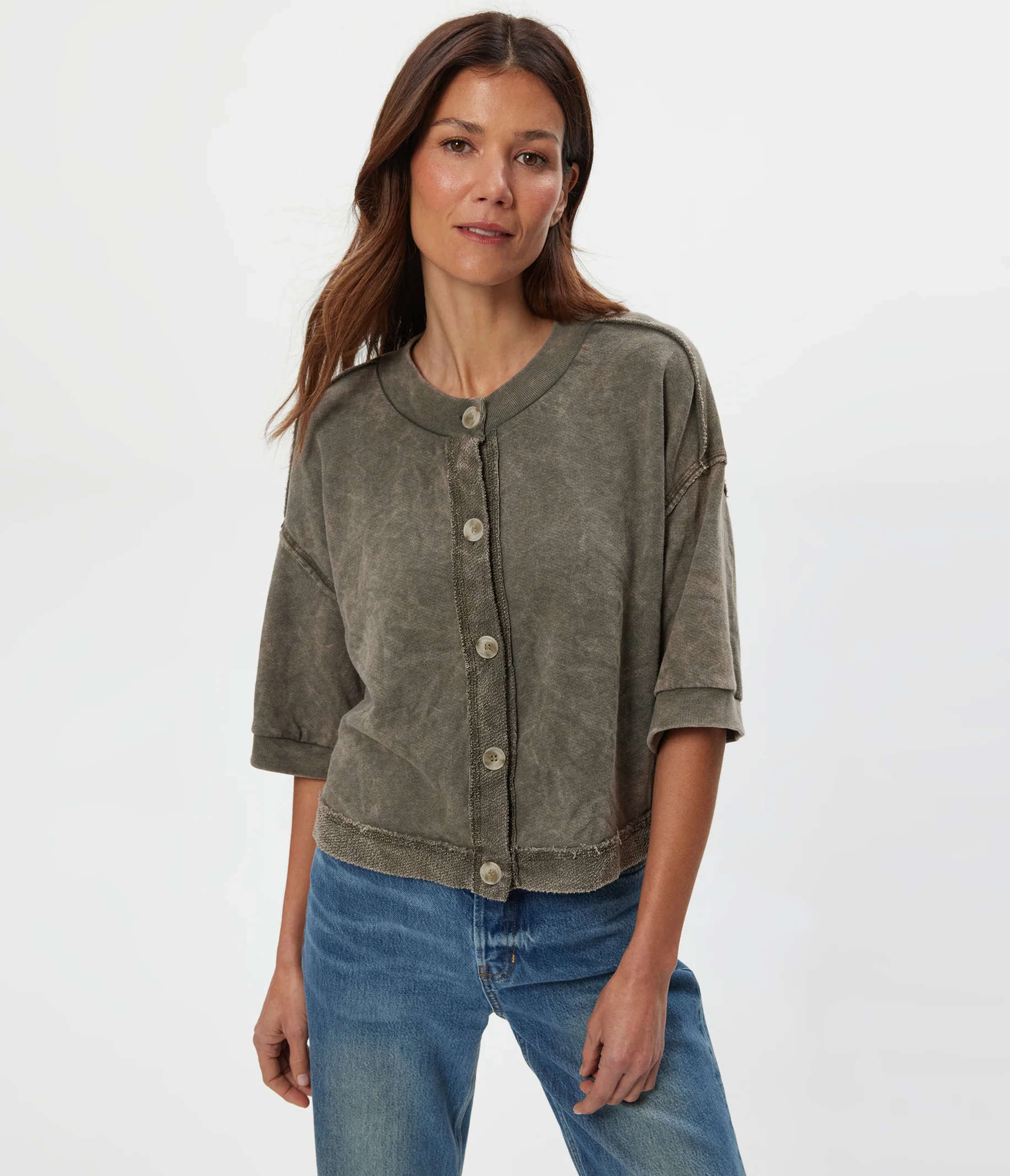 Marlow Mineral Wash Cardigan - Image 3