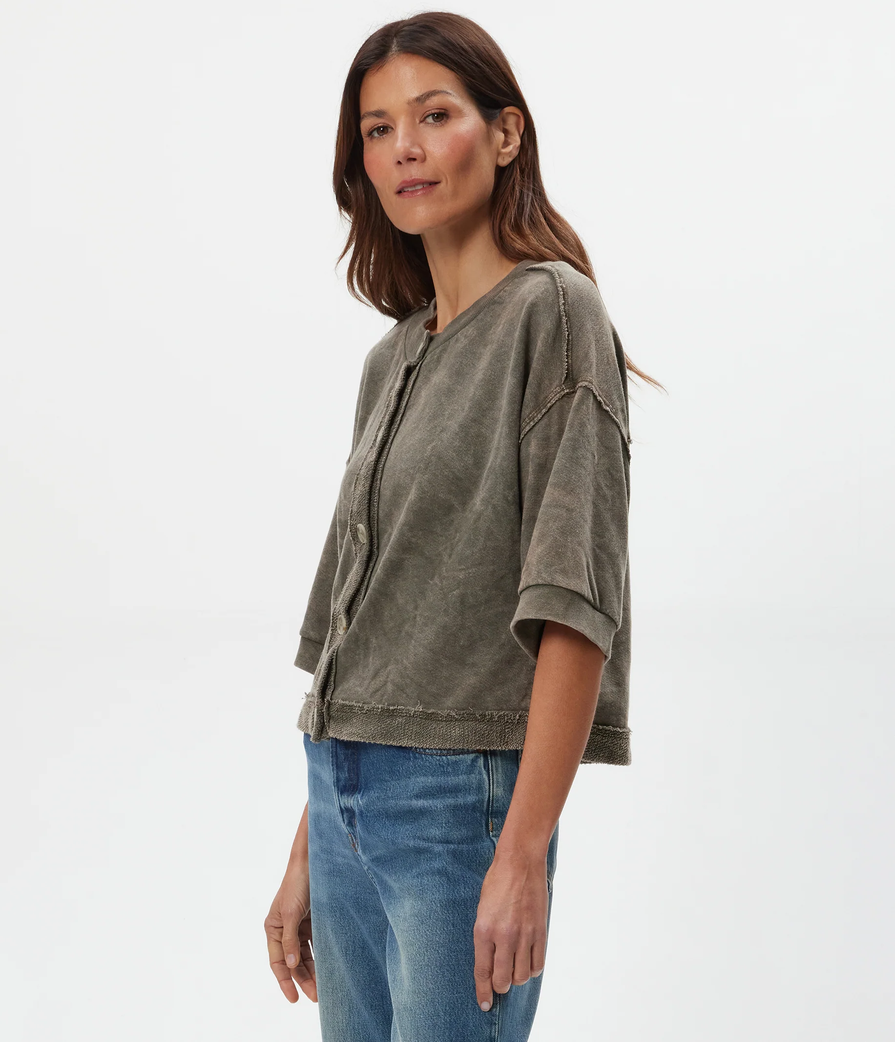 Marlow Mineral Wash Cardigan - Image 4