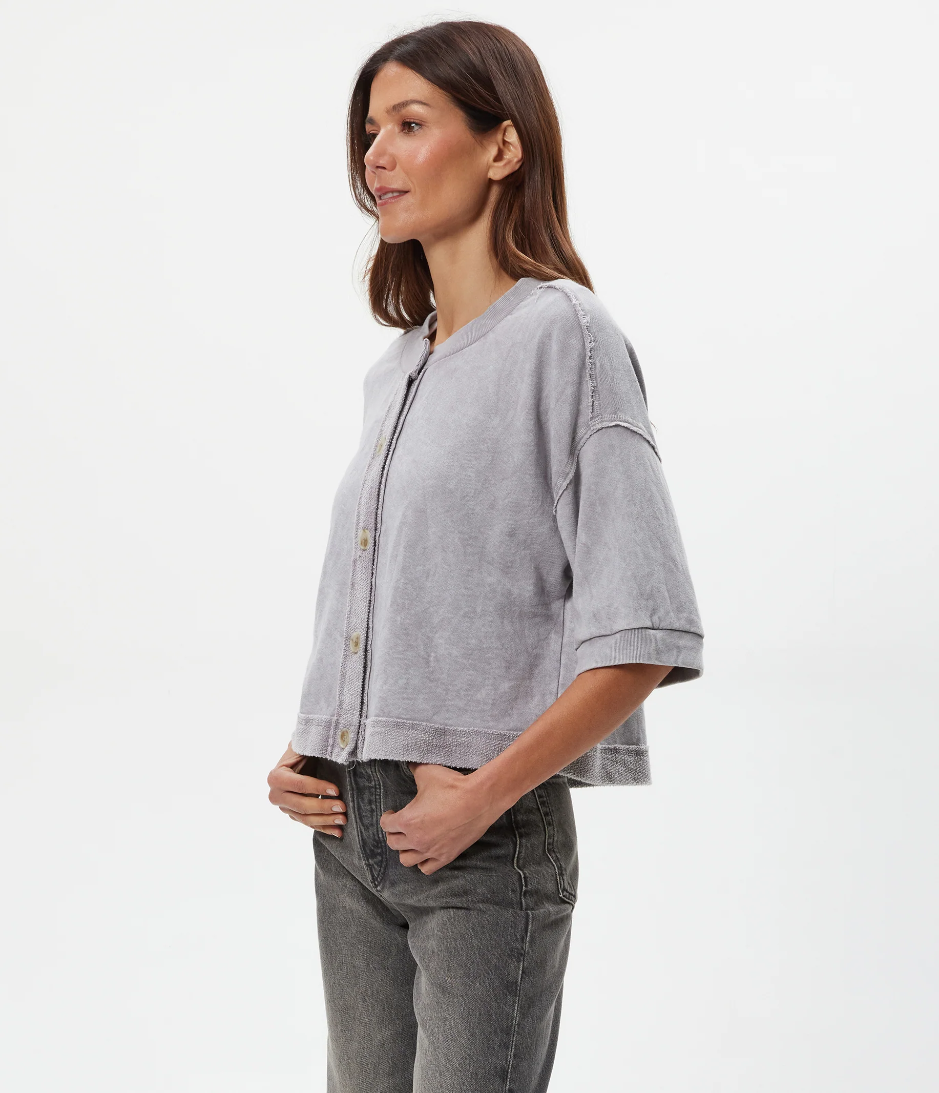 Marlow Mineral Wash Cardigan - Image 8