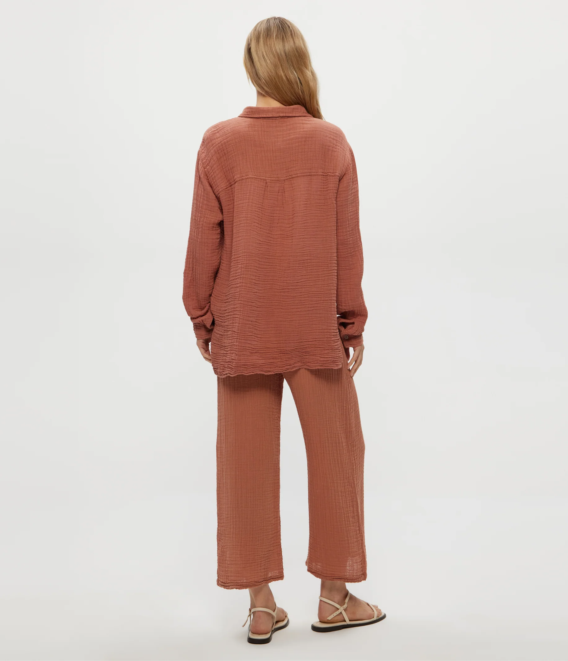 Medina Cropped Gauze Pant - Image 57