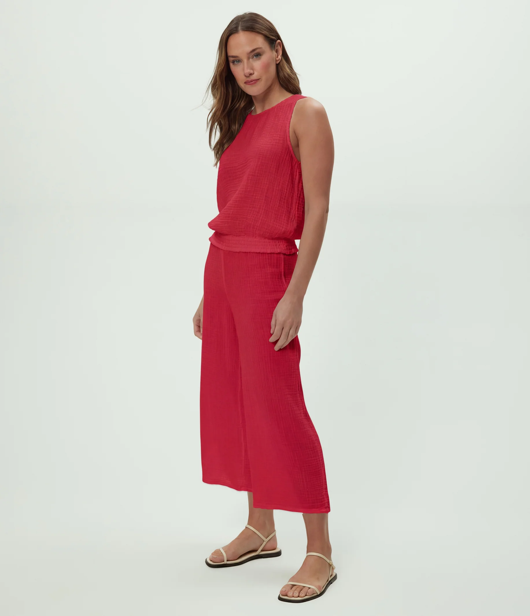 Medina Cropped Gauze Pant - Image 98