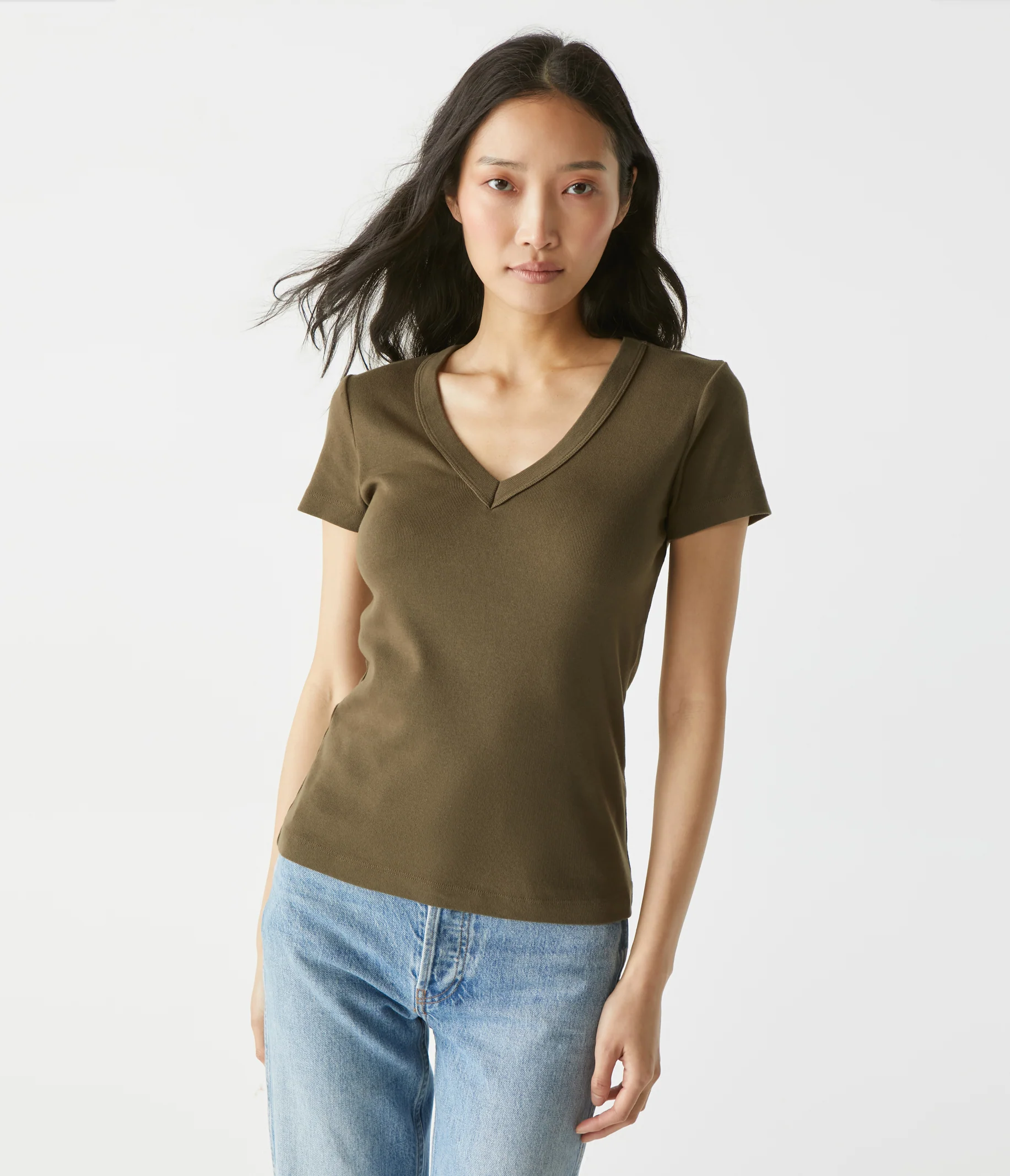 Nikki V-Neck Tee - Image 26