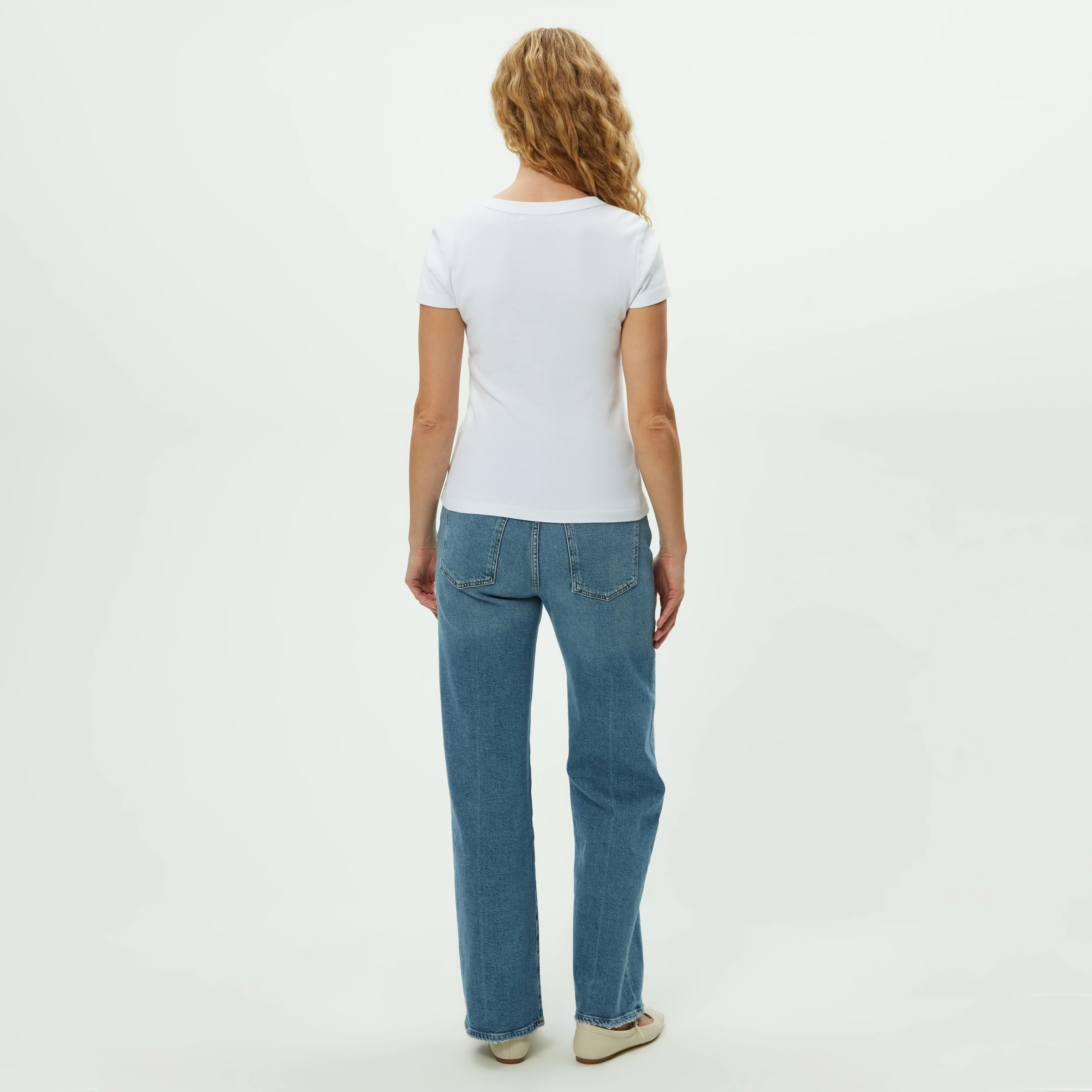 Nikki V-Neck Tee - Image 5
