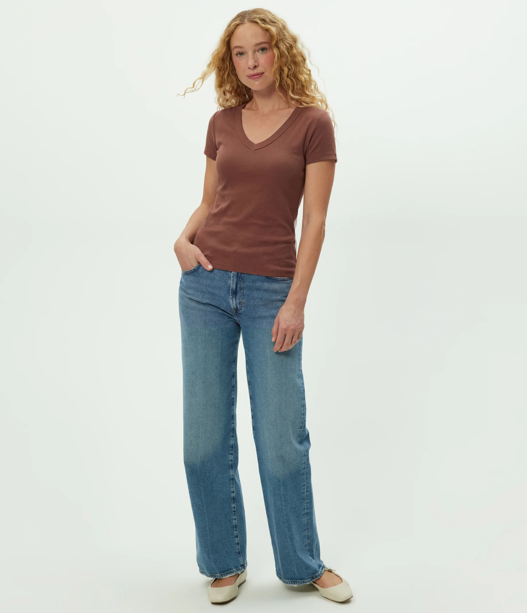Nikki V-Neck Tee - Image 51