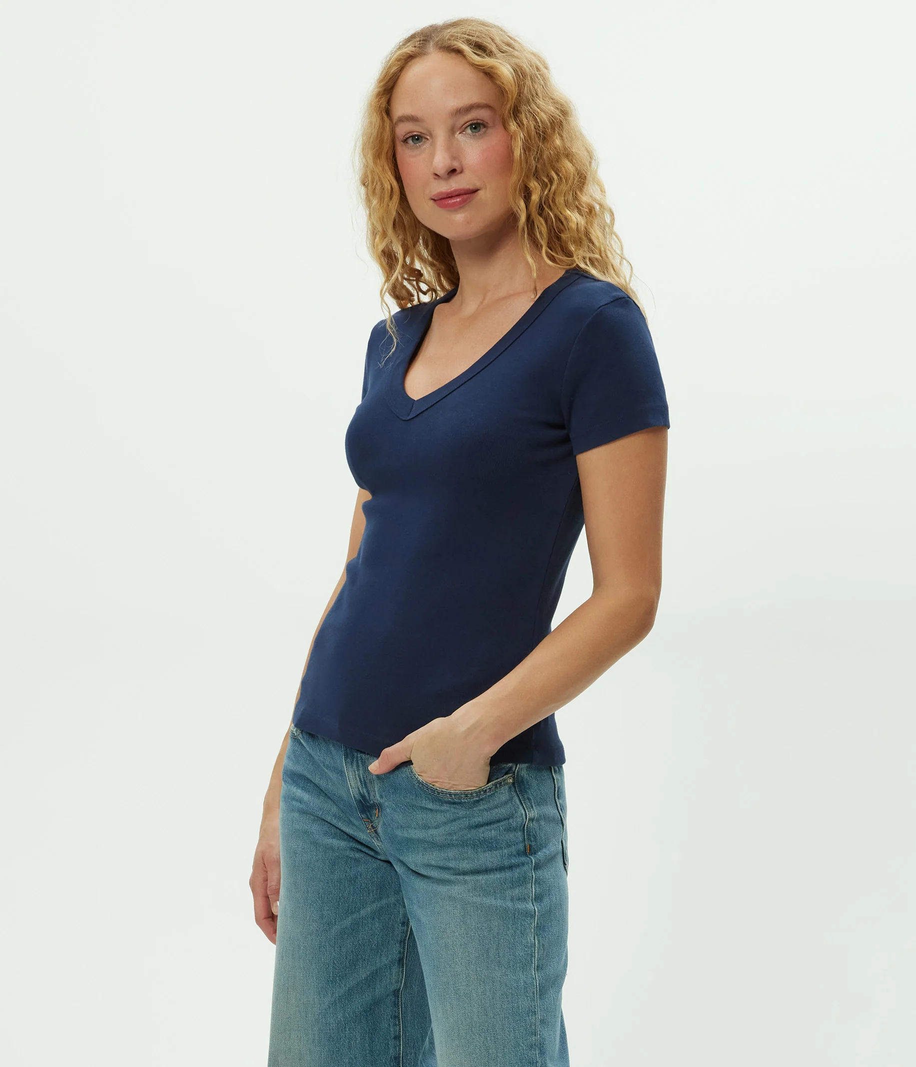 Nikki V-Neck Tee - Image 84