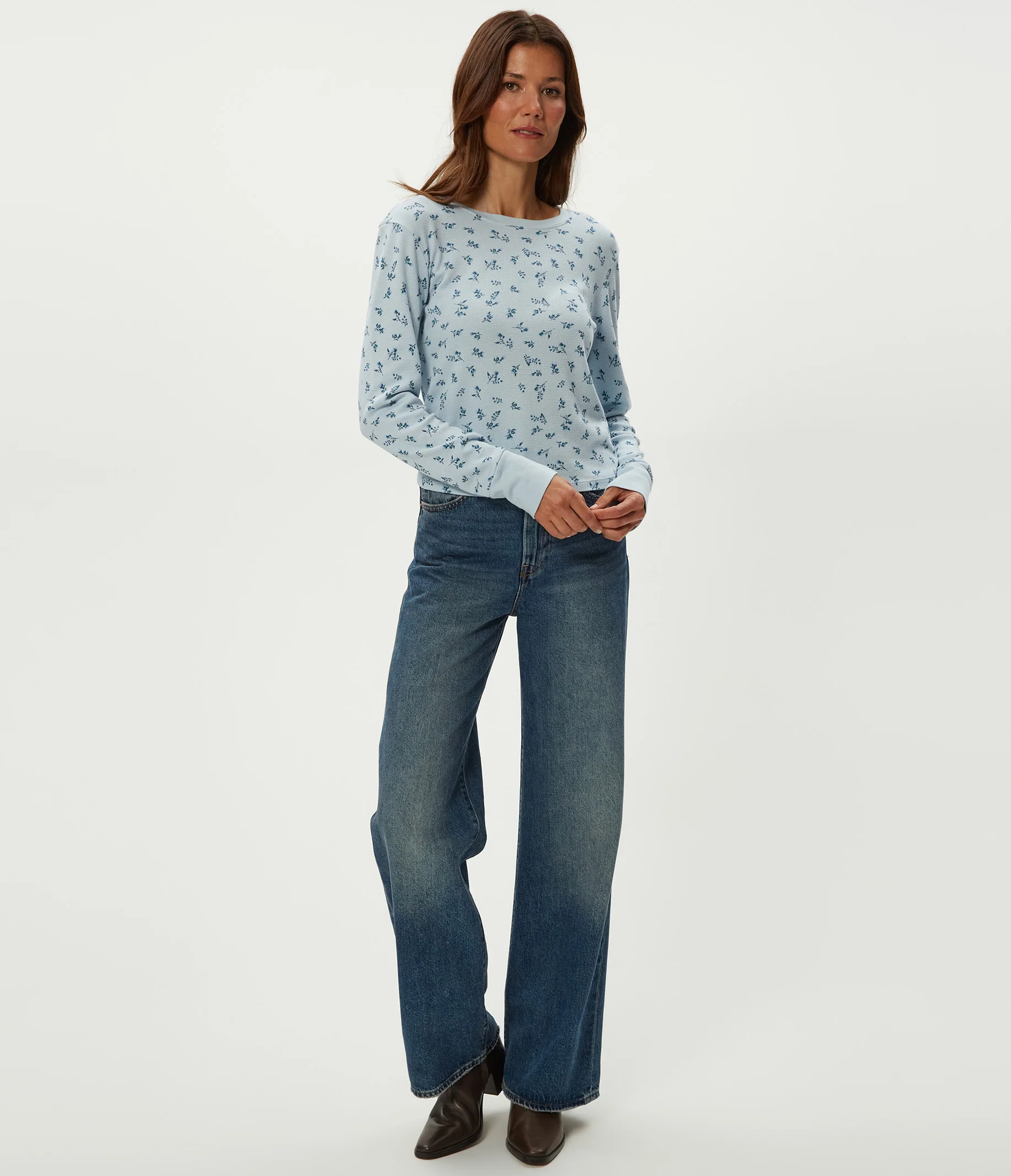 Palmer Printed Cropped Tee - Image 10