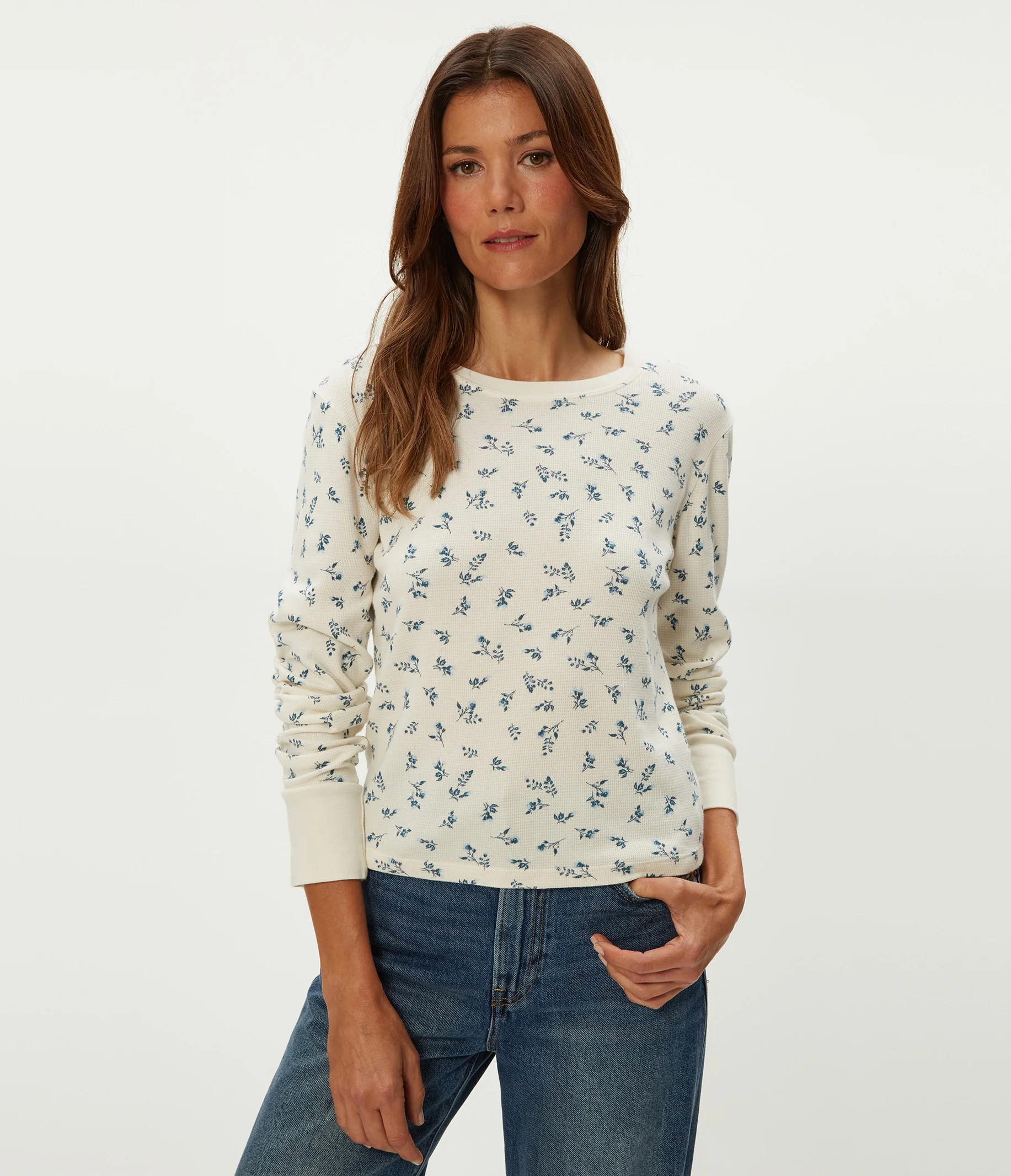 Palmer Printed Cropped Tee - Image 5