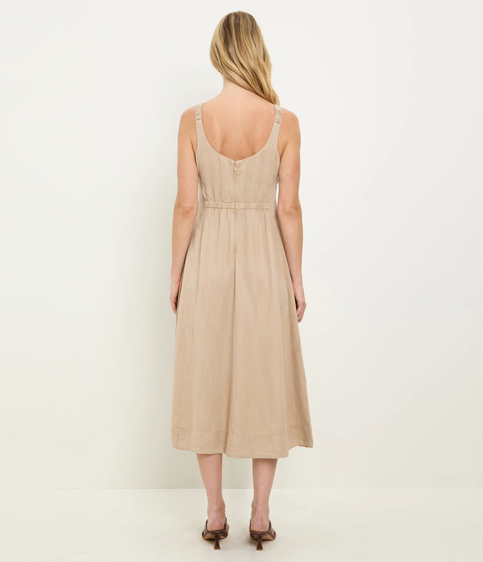 Palmira Linen Midi Dress - Image 10