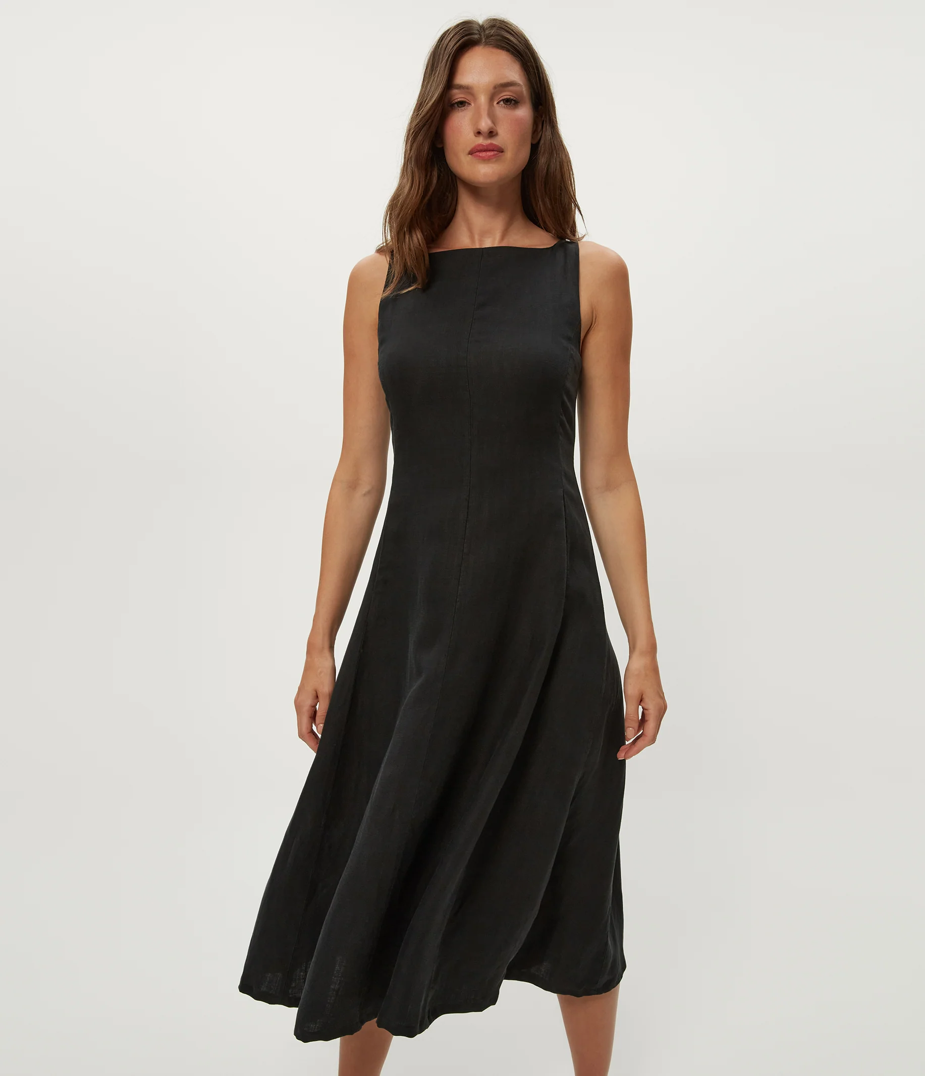 Palmira Linen Midi Dress - Image 11