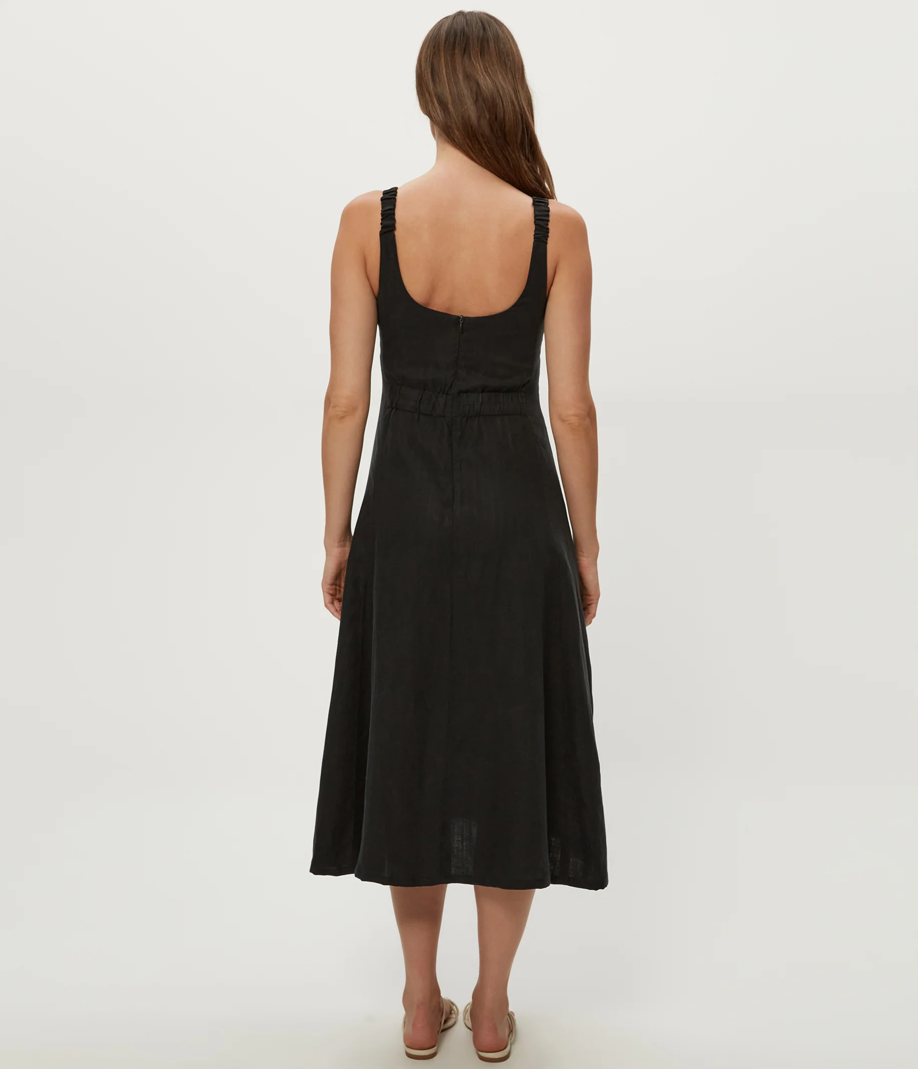 Palmira Linen Midi Dress - Image 15