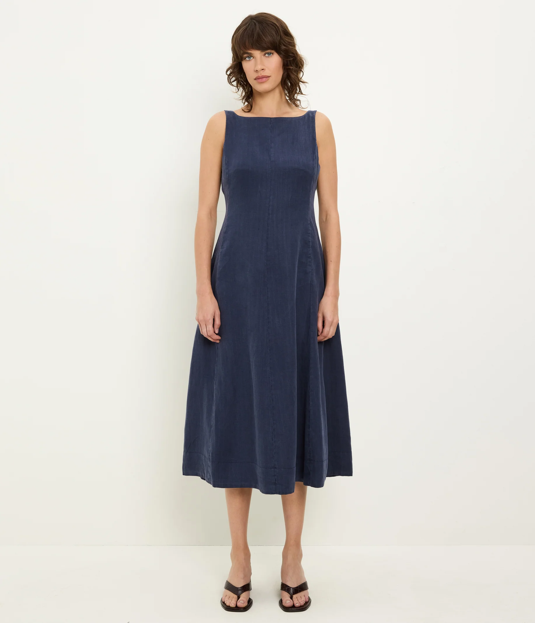 Palmira Linen Midi Dress - Image 24