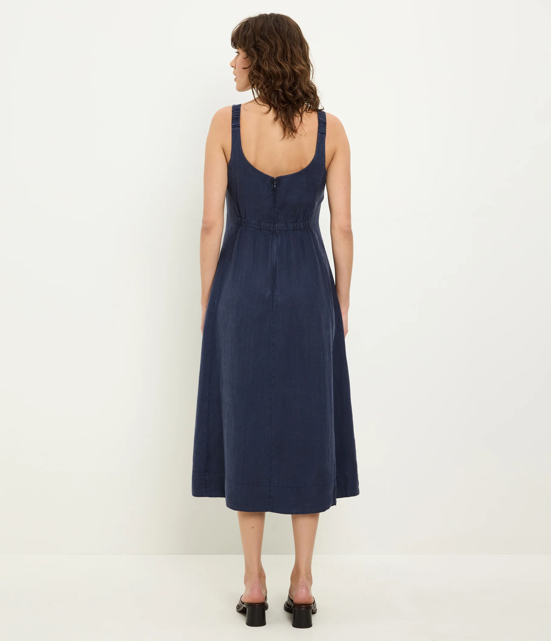 Palmira Linen Midi Dress - Image 26