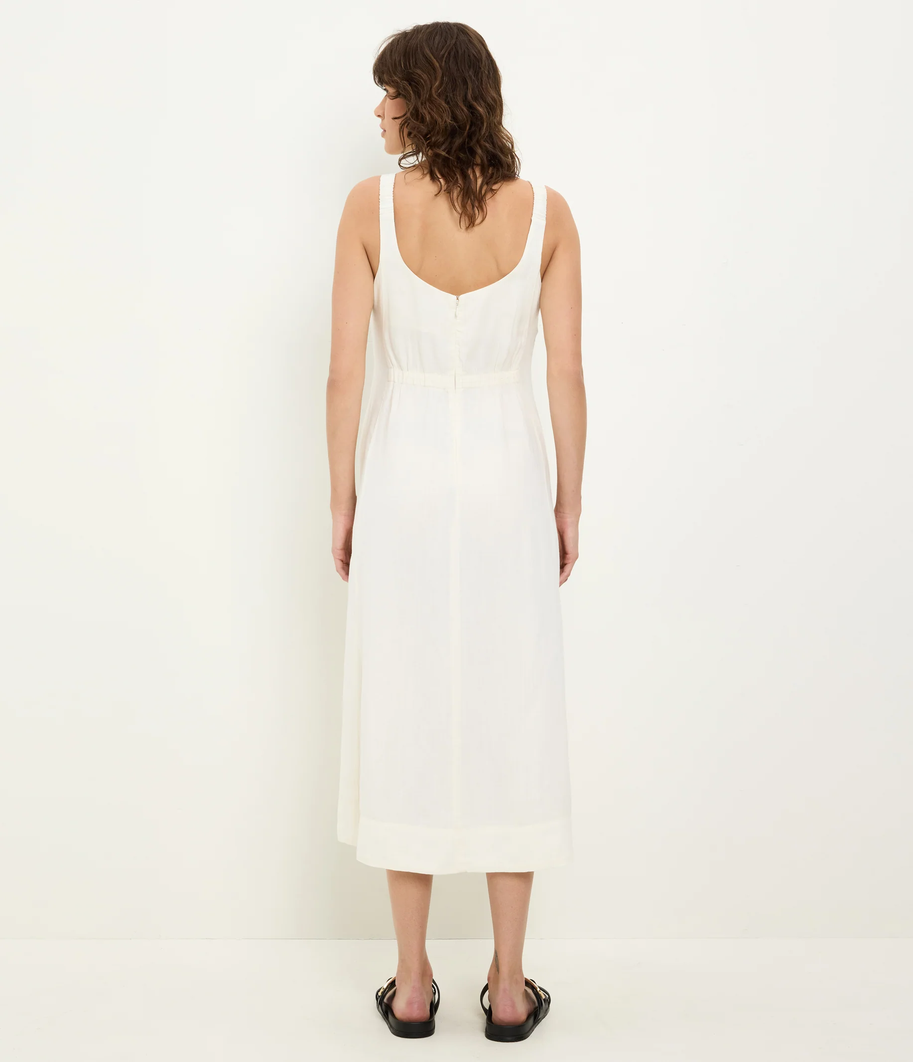 Palmira Linen Midi Dress - Image 5
