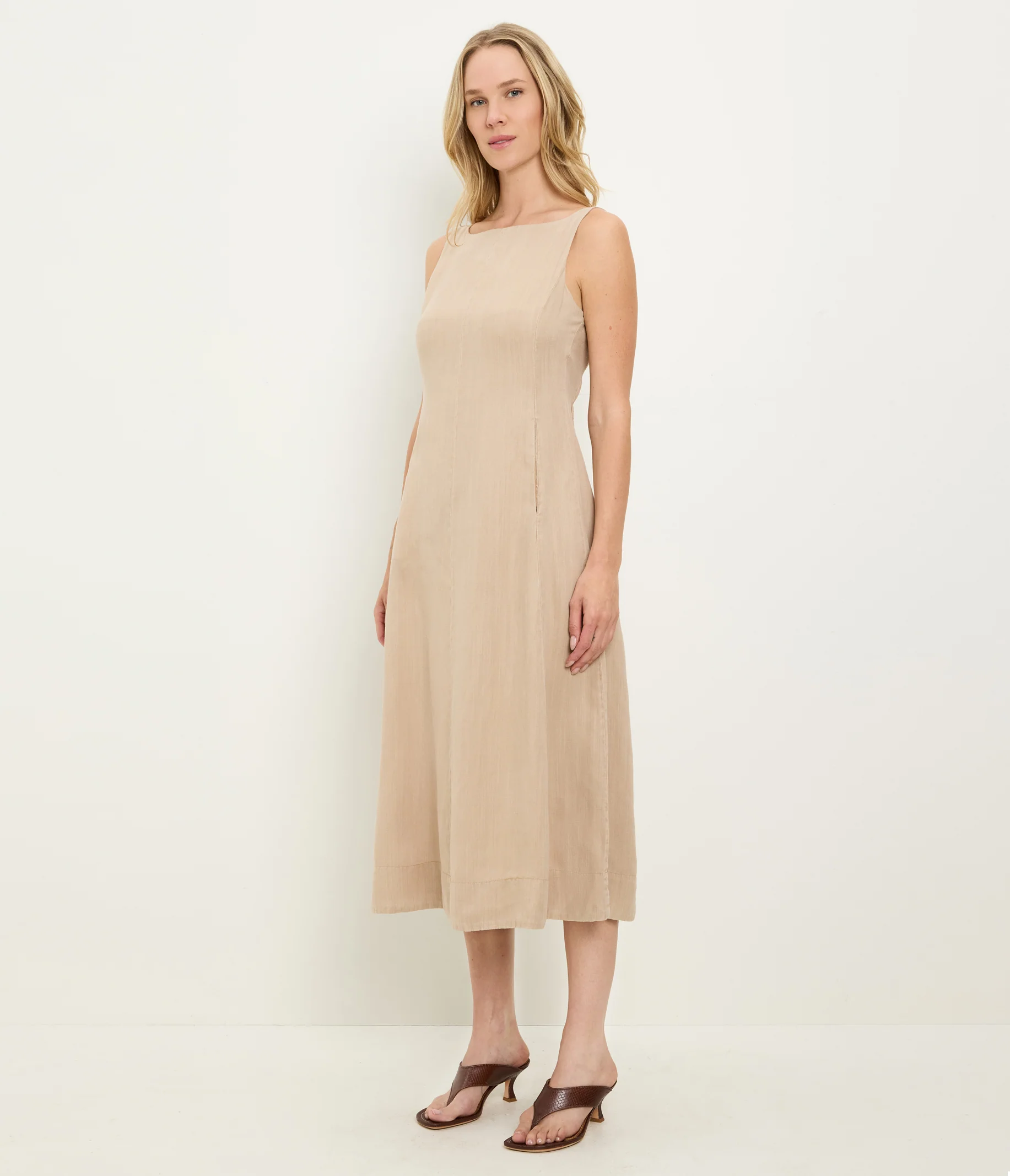 Palmira Linen Midi Dress - Image 9