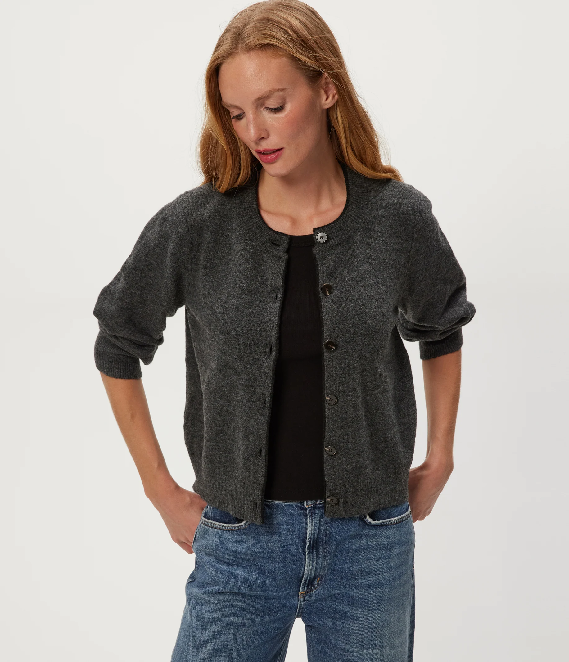 Parson Crewneck Cardigan - Image 13