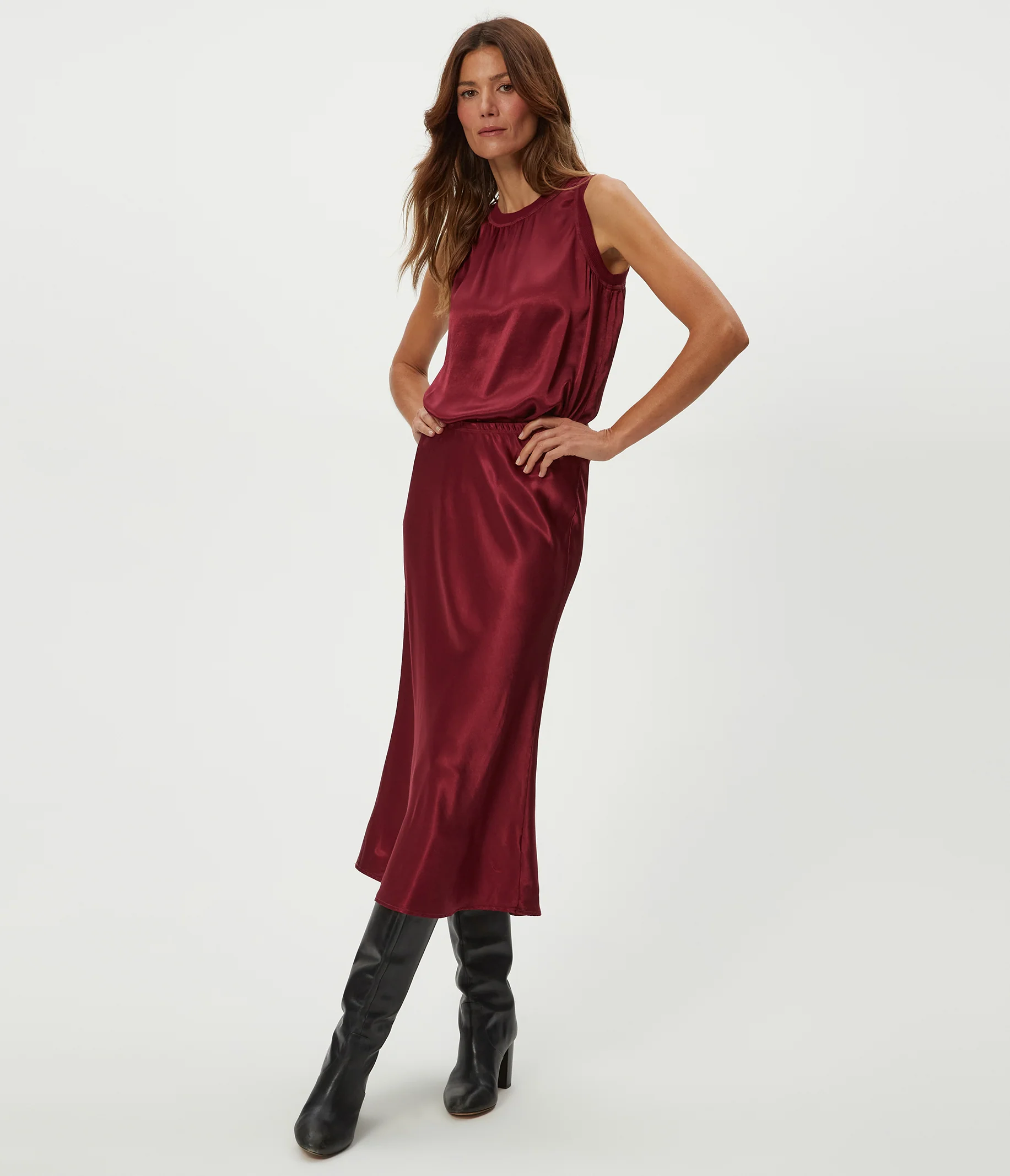 Leila Bias Midi Skirt - Image 6