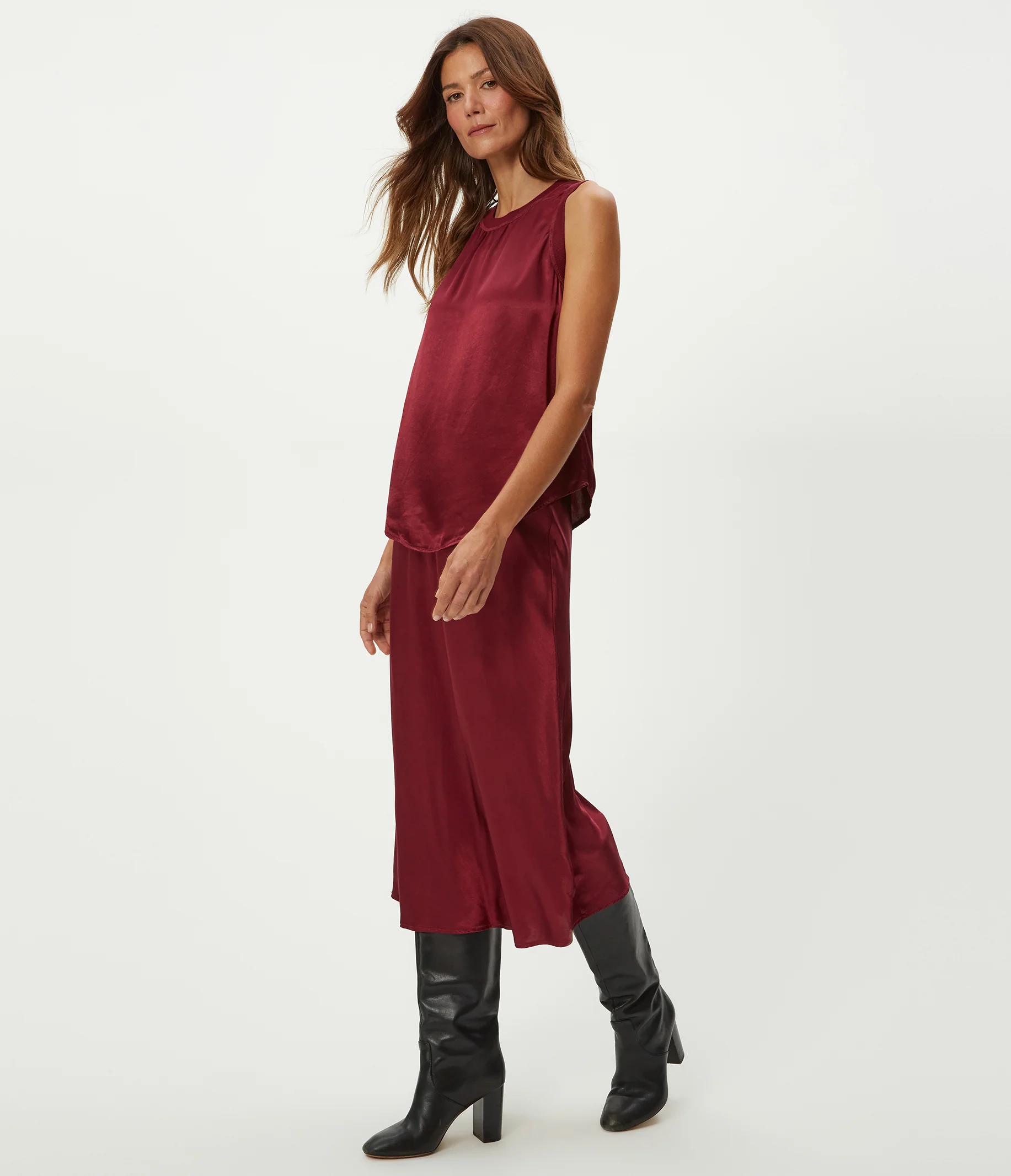 Leila Bias Midi Skirt - Image 7
