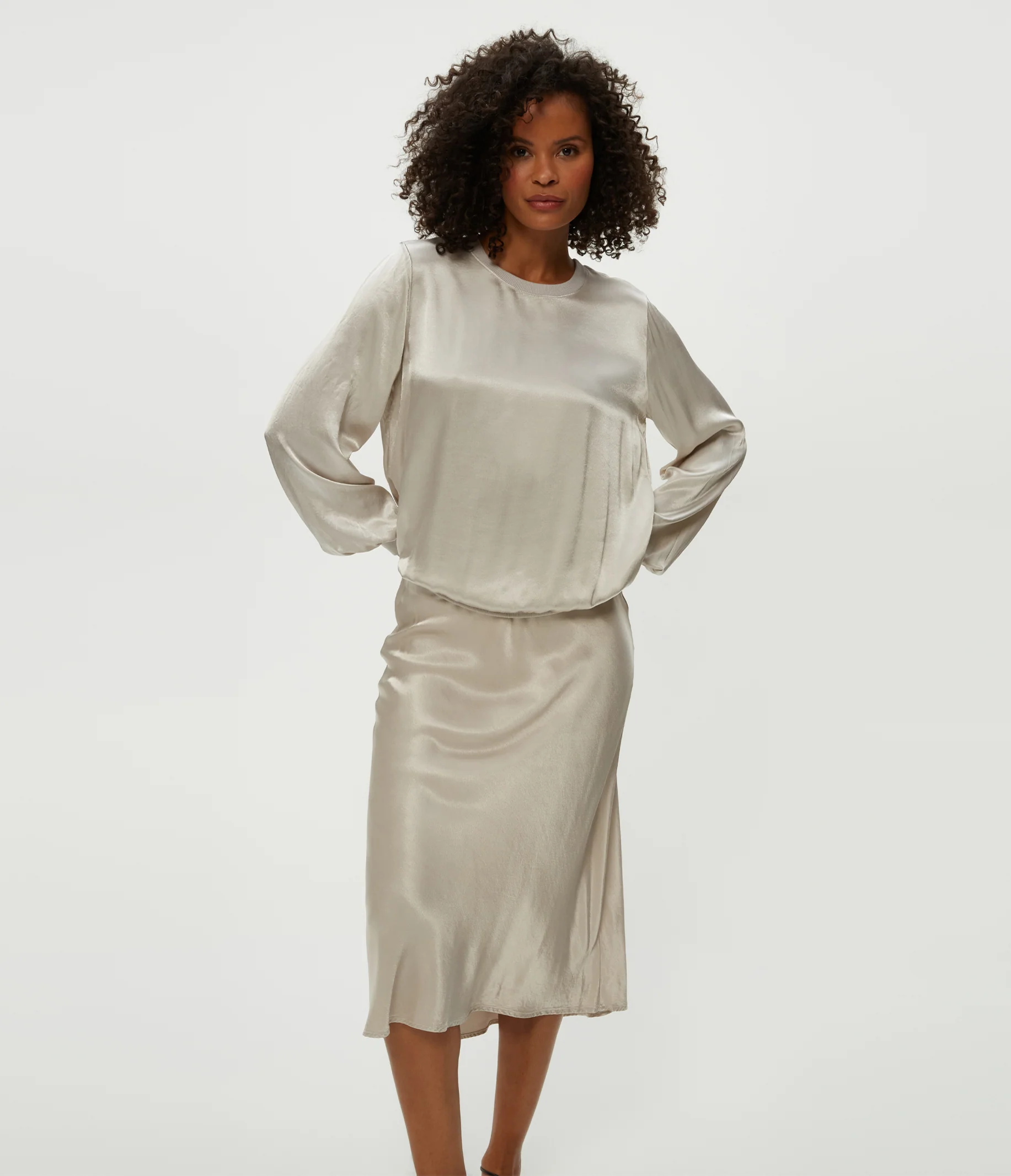 Leila Bias Midi Skirt - Image 21