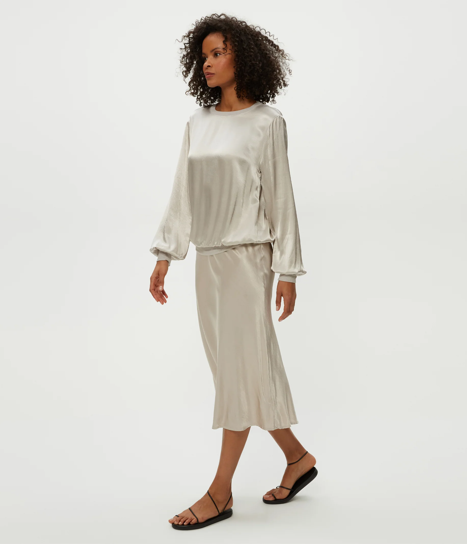 Leila Bias Midi Skirt - Image 23