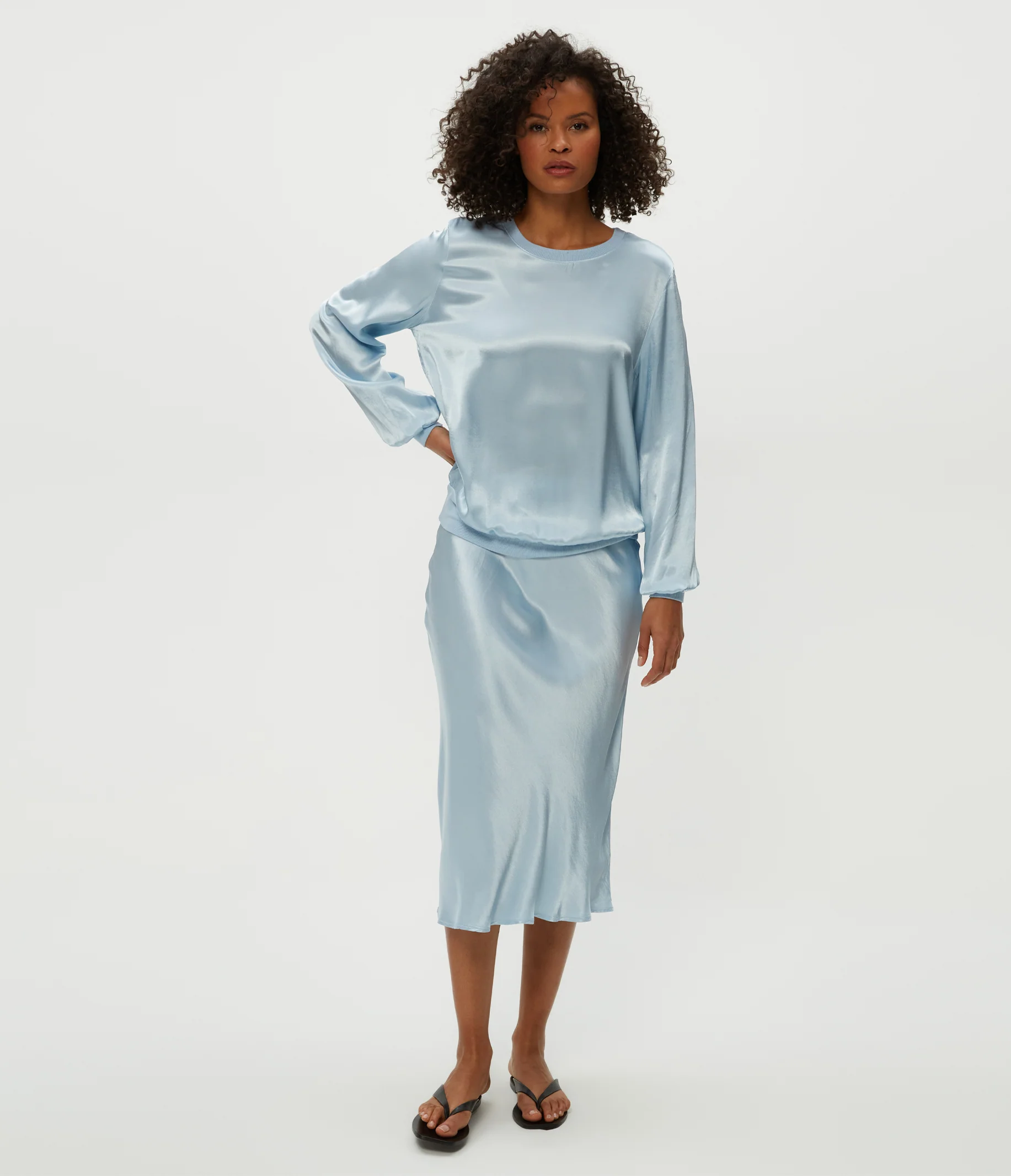 Leila Bias Midi Skirt - Image 18