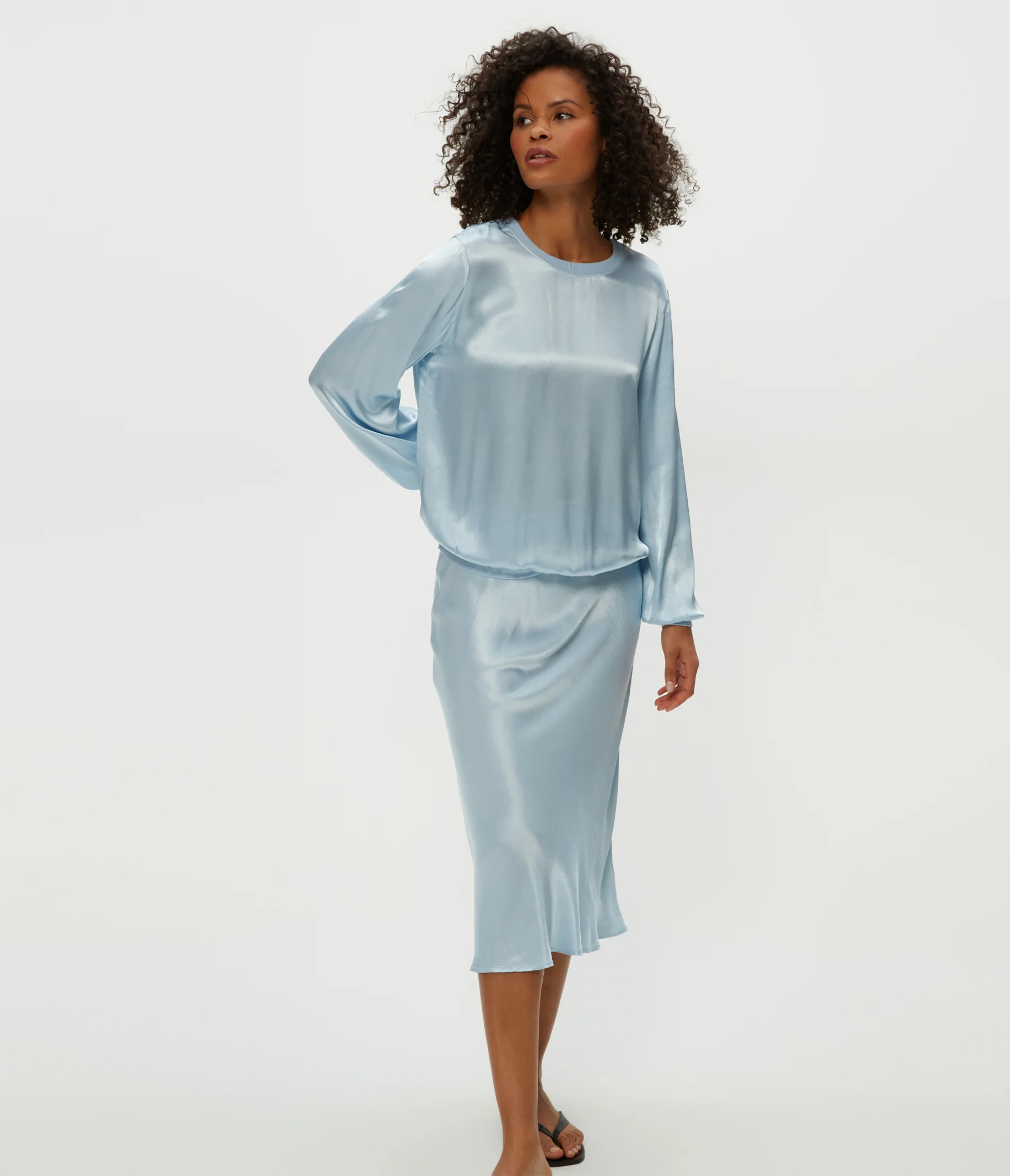 Leila Bias Midi Skirt - Image 17