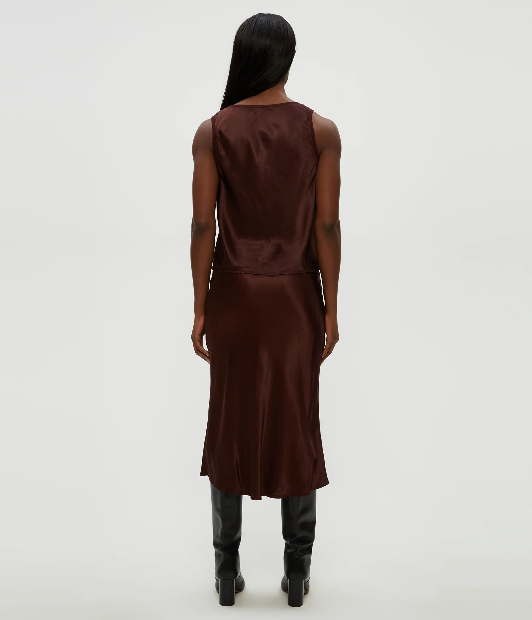 Leila Bias Midi Skirt - Image 12
