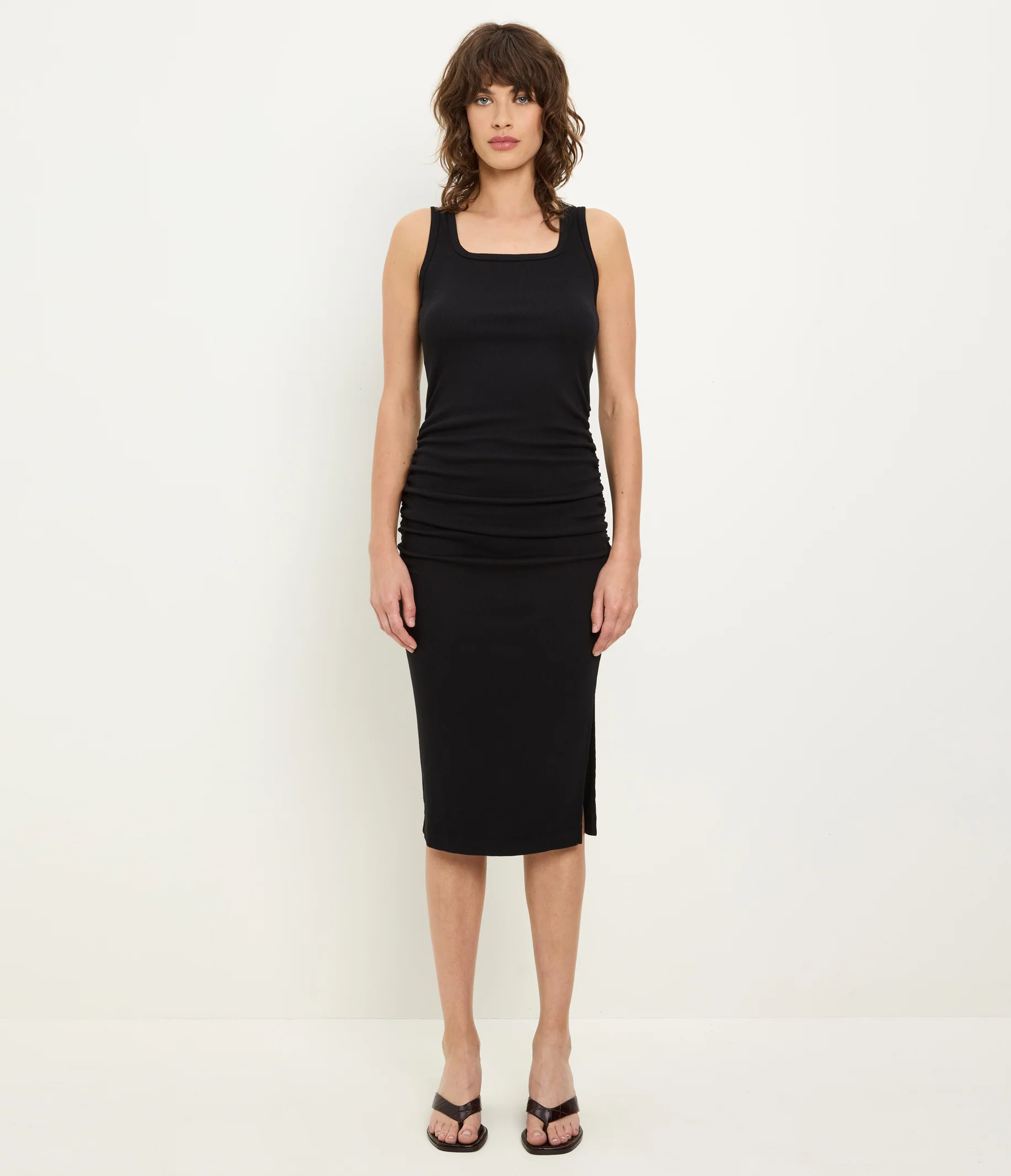 Petite Square Neck Midi Dress - Image 18