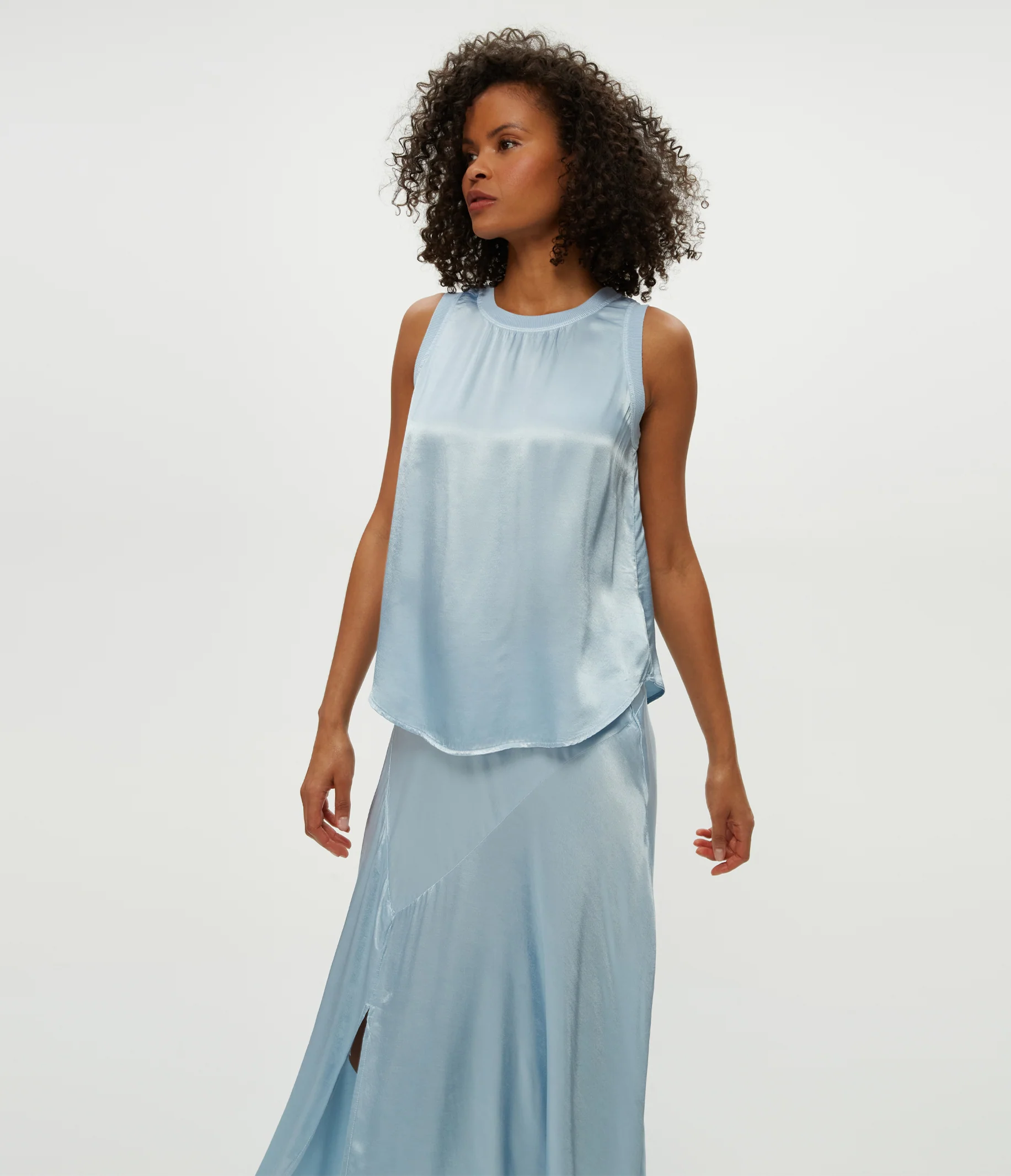 Shay Satin Tank - Image 25