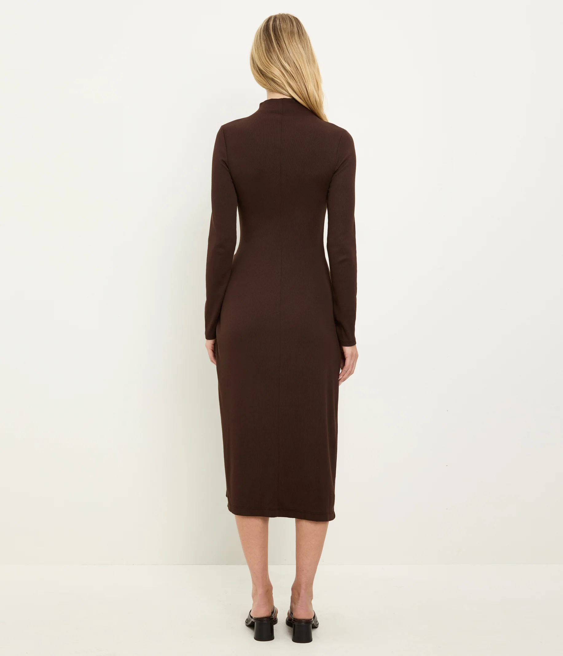 Petite Tish Mock Neck Midi Dress - Image 10