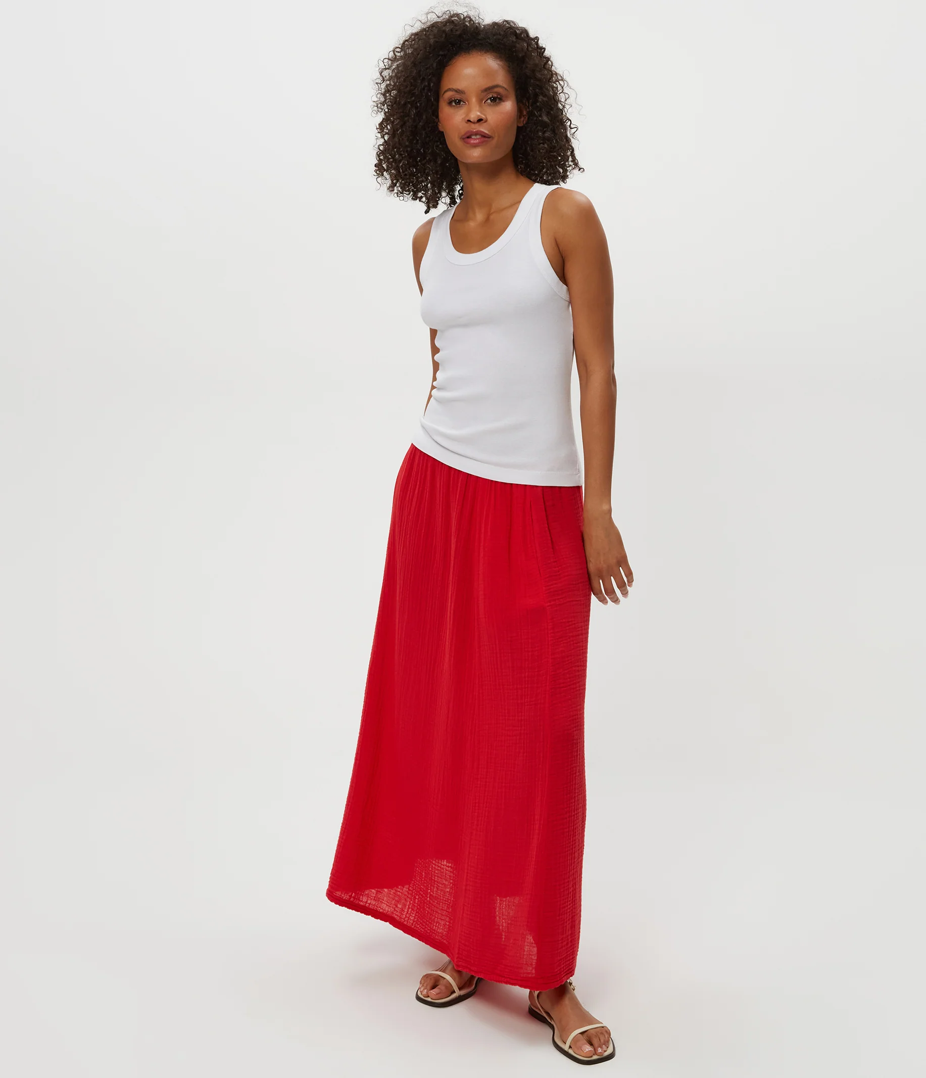 Phoebe Gauze Maxi Skirt - Image 29