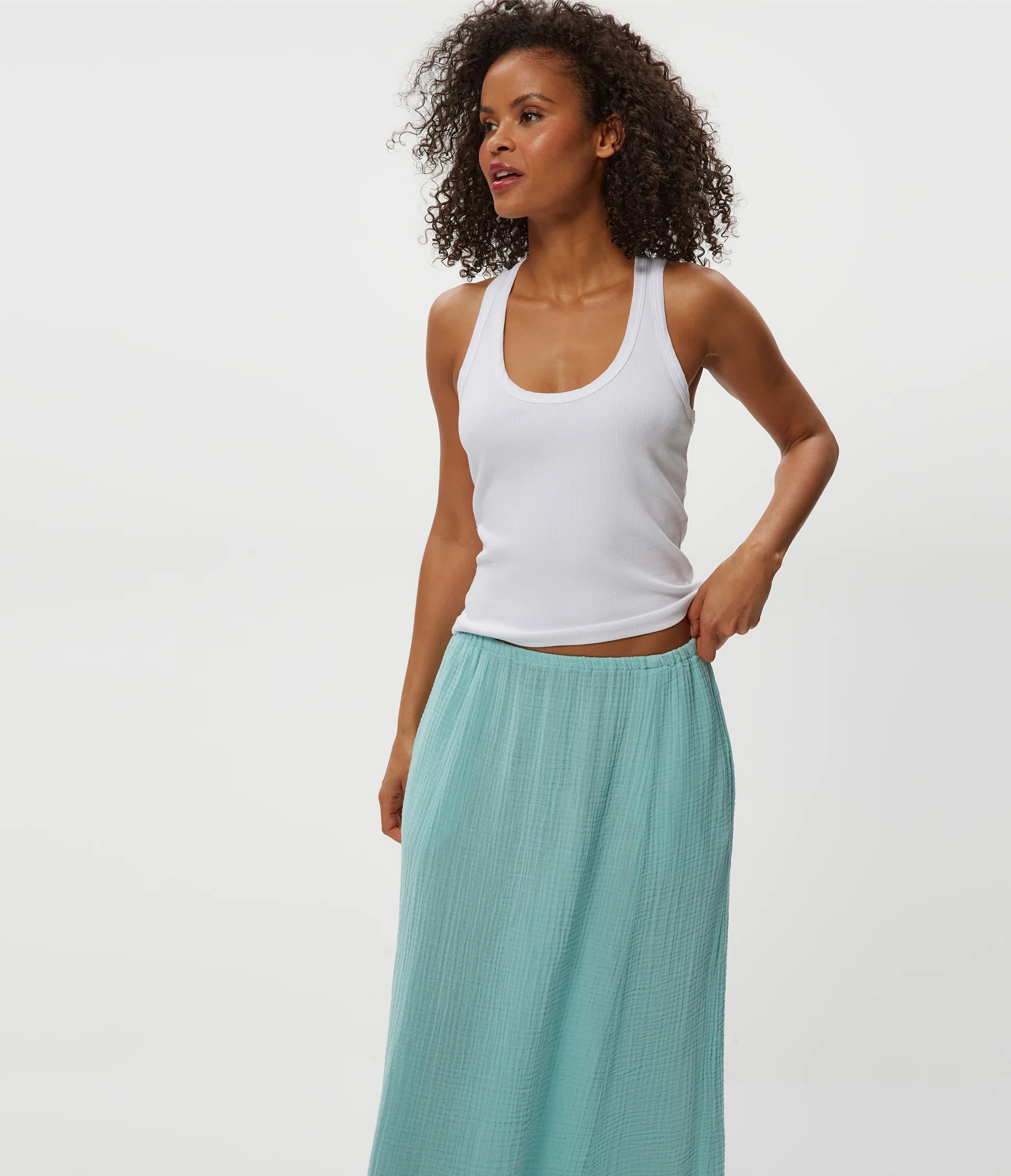 Phoebe Gauze Maxi Skirt - Image 32