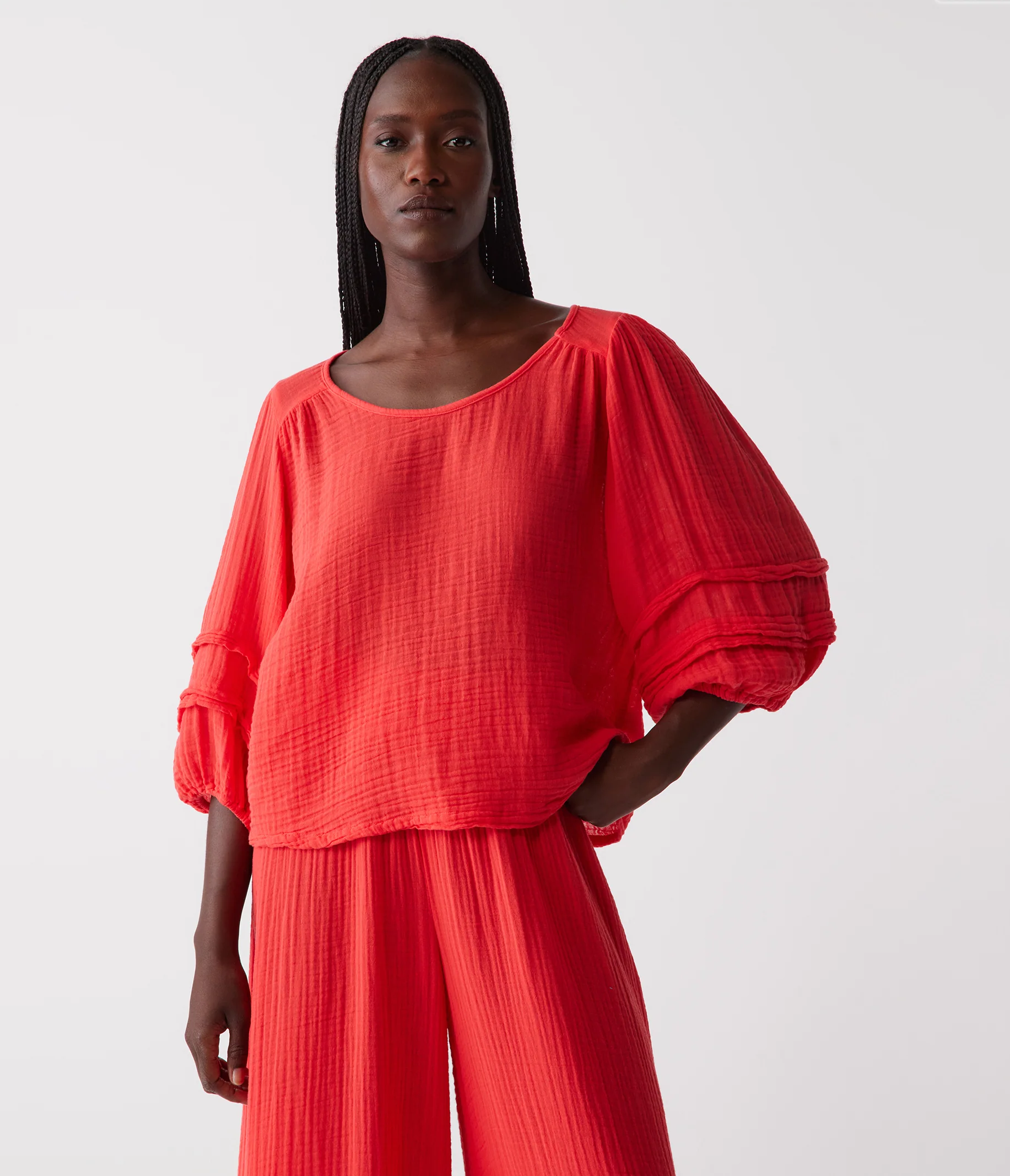 Pruitt Balloon Sleeve Top - Image 20
