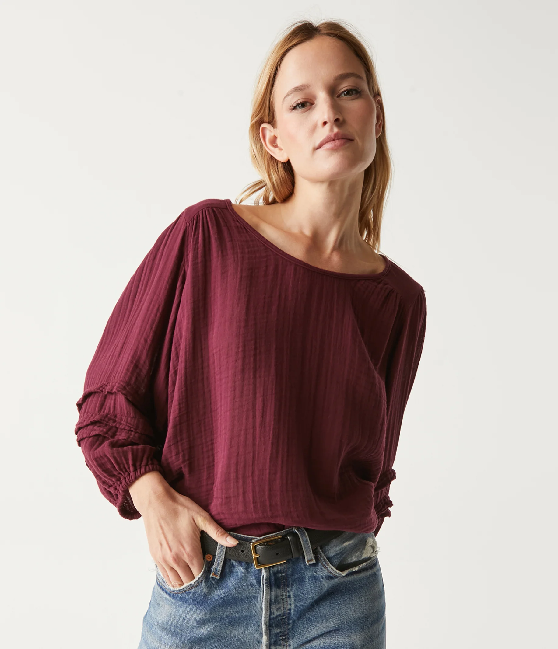 Pruitt Balloon Sleeve Top - Image 44