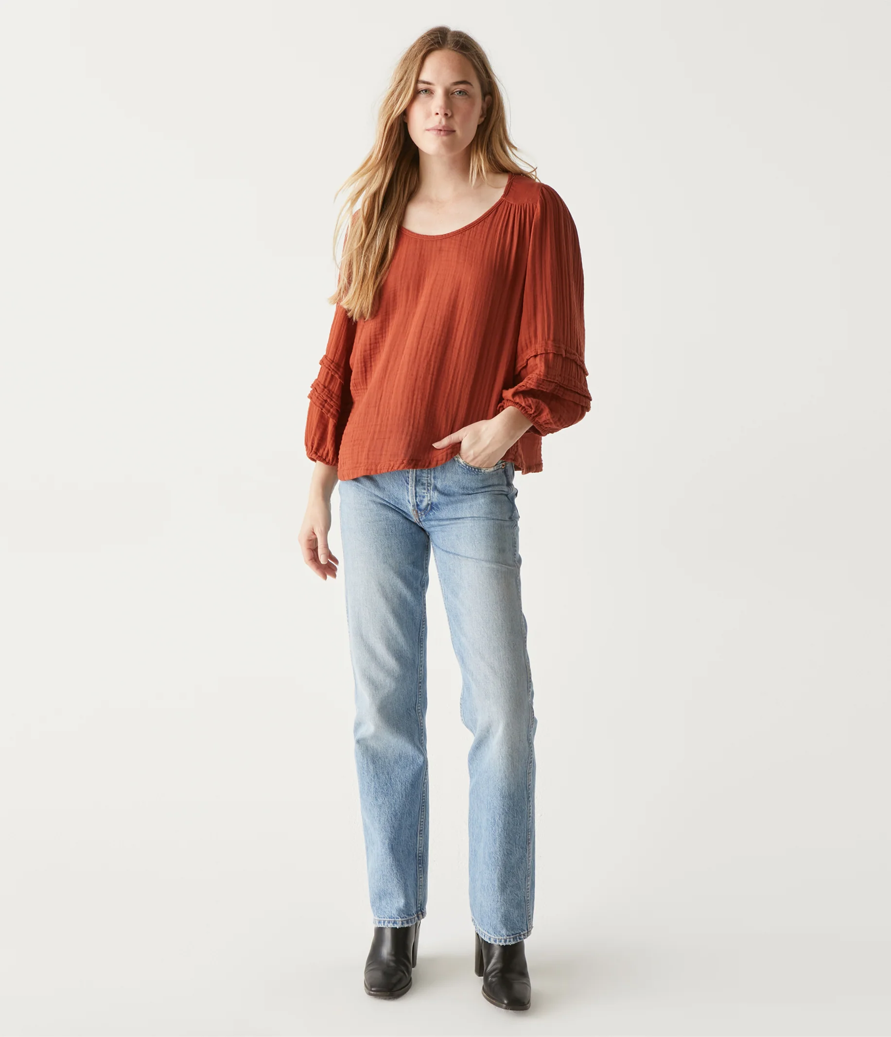 Pruitt Balloon Sleeve Top - Image 49