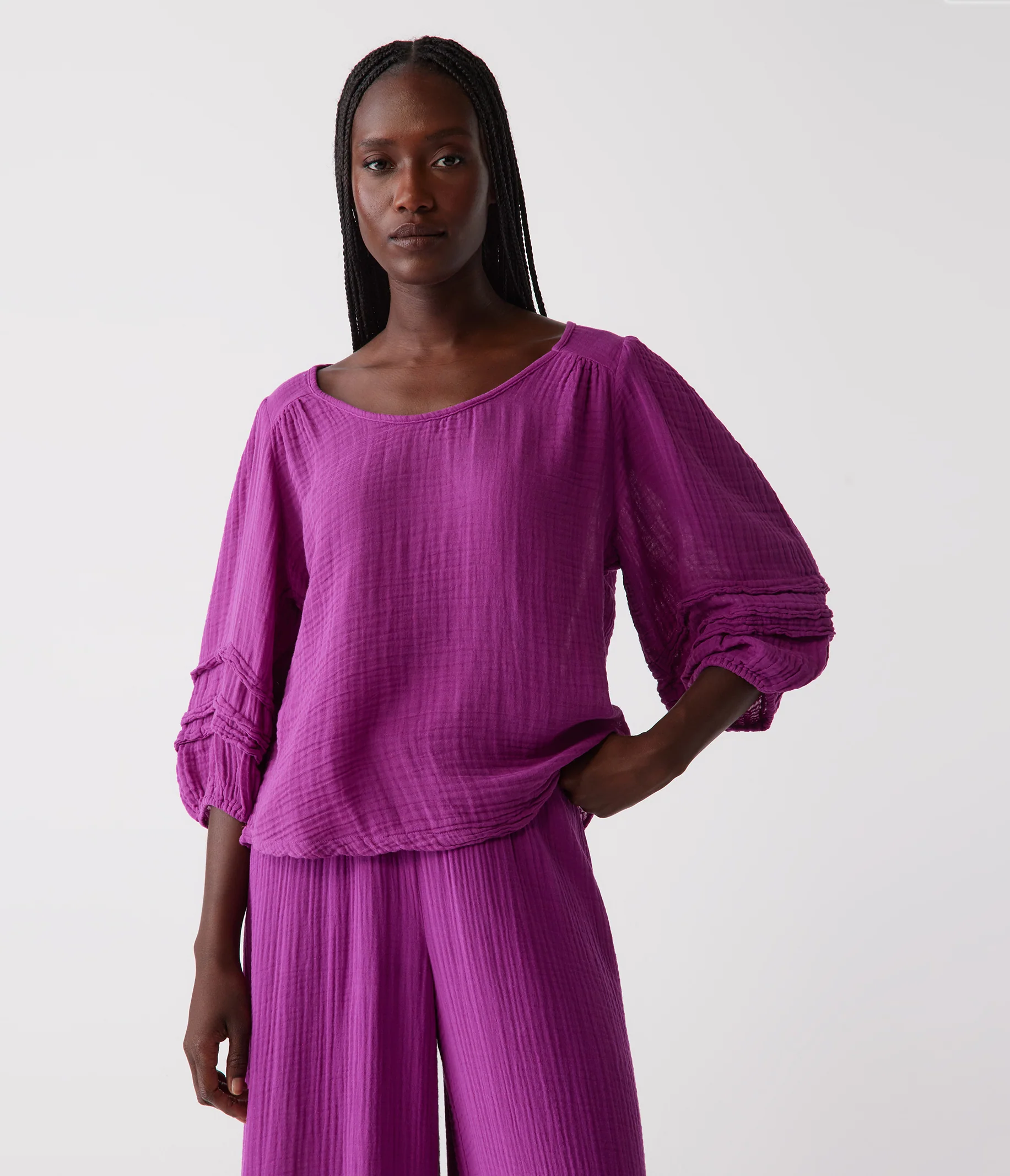 Pruitt Balloon Sleeve Top - Image 56
