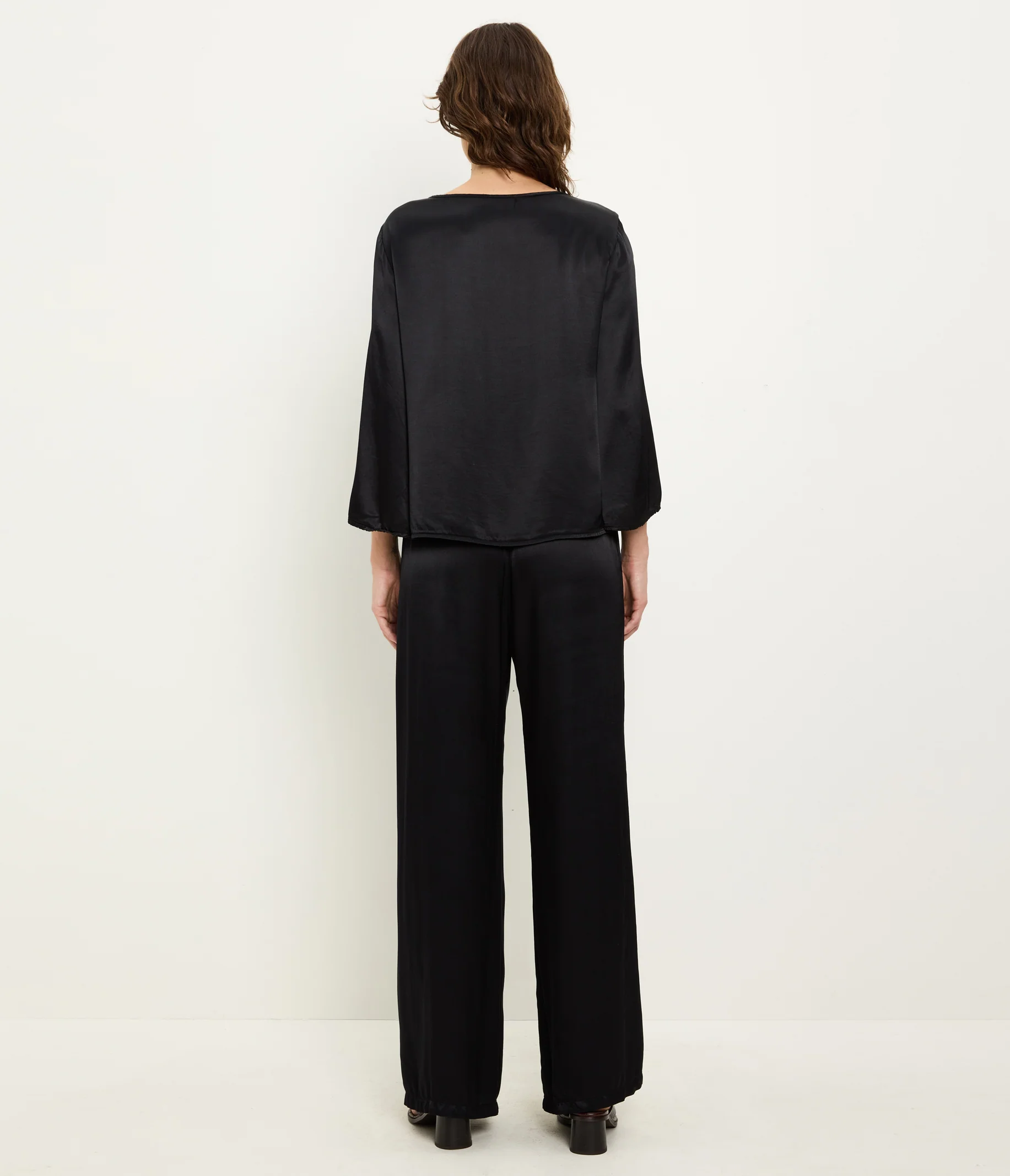 Rachelle Satin Boat Neck Top - Image 10