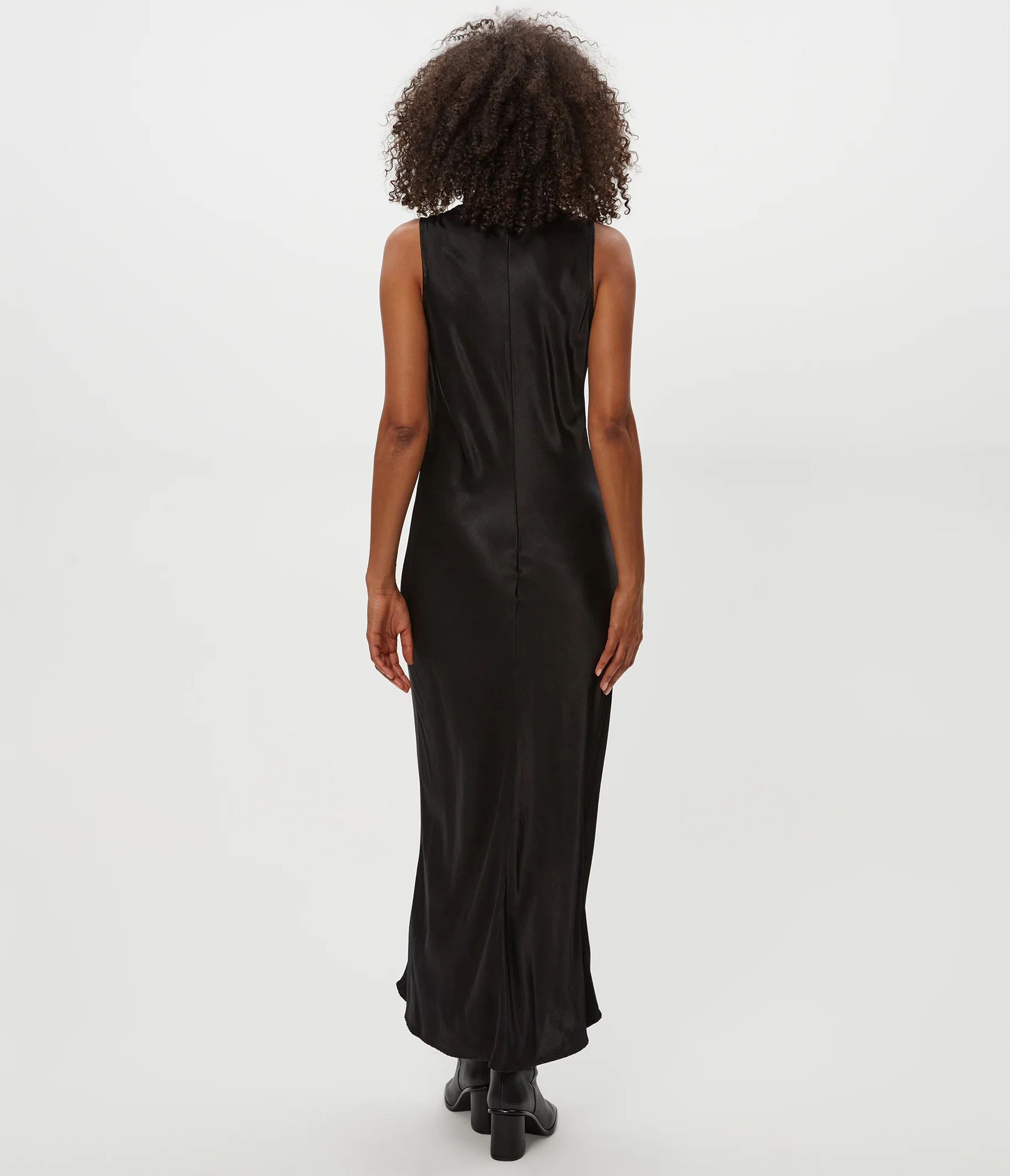 Racine Satin Maxi Dress - Image 11
