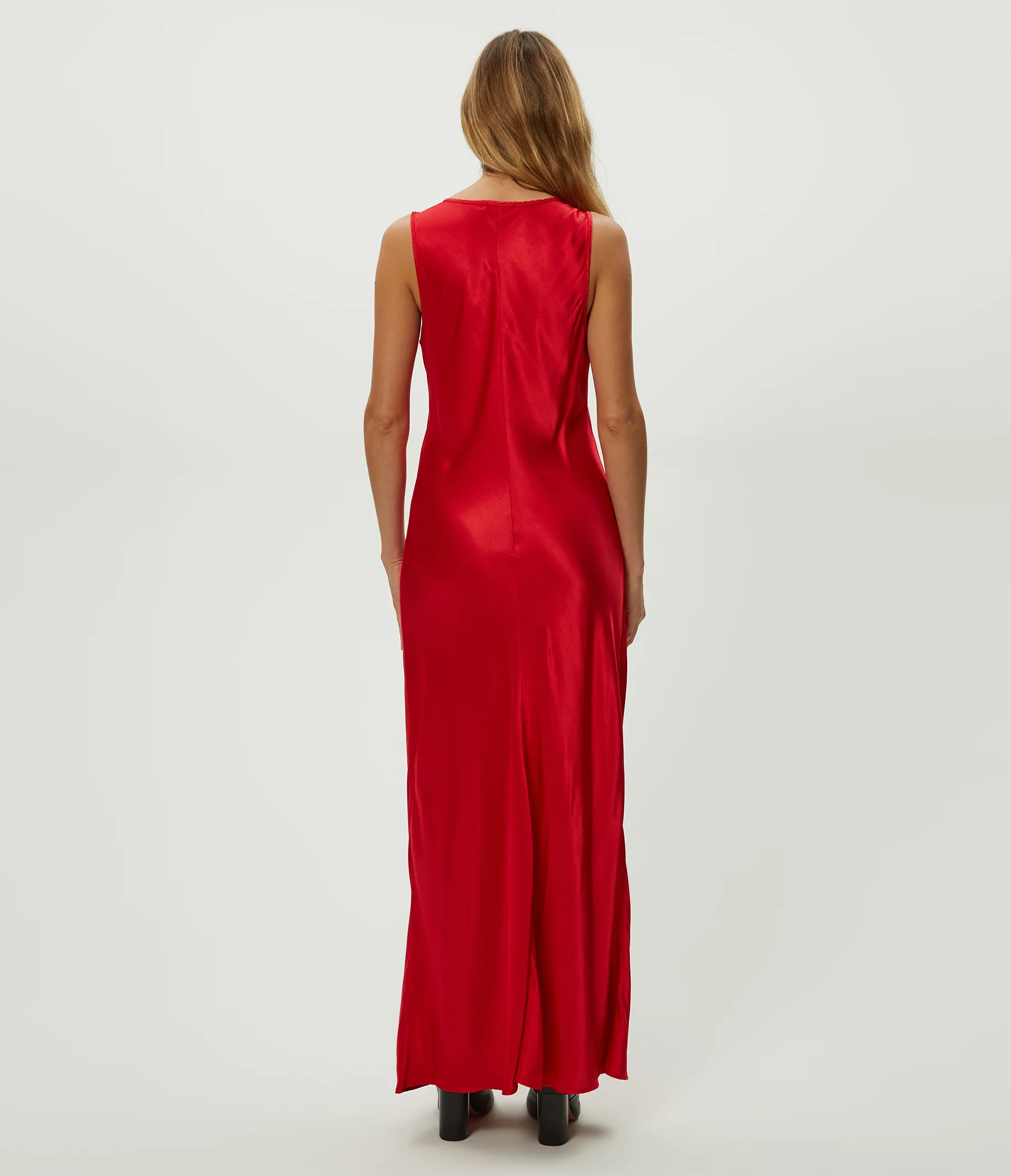 Racine Satin Maxi Dress - Image 4