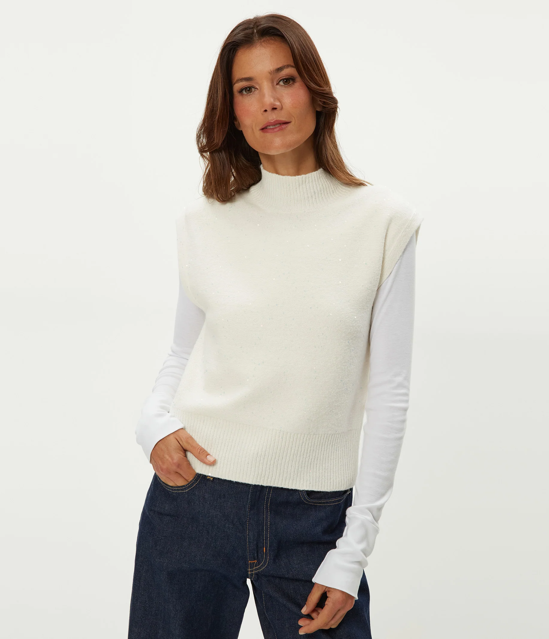 Raina Mock Neck Sweater