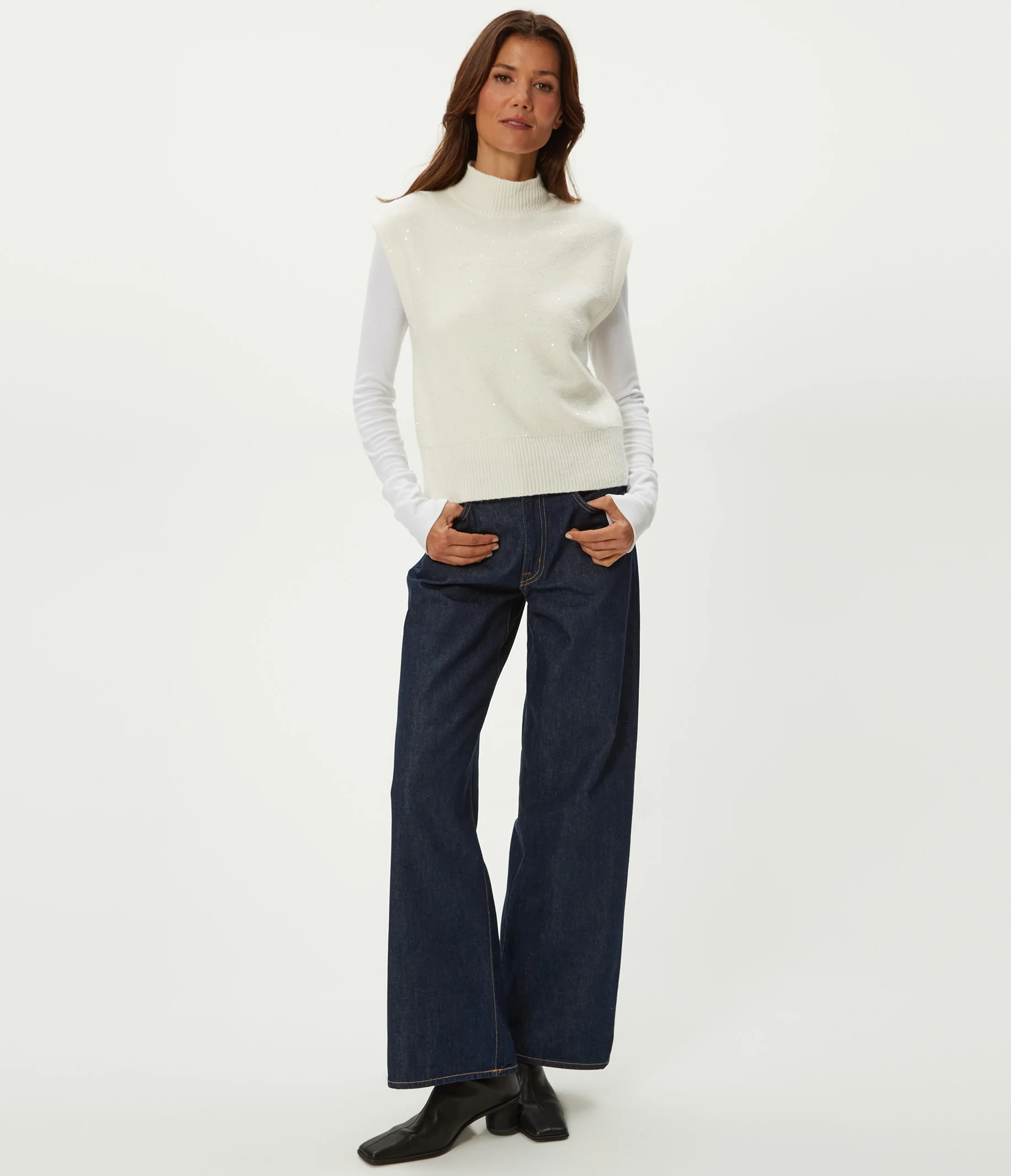 Raina Mock Neck Sweater - Image 2