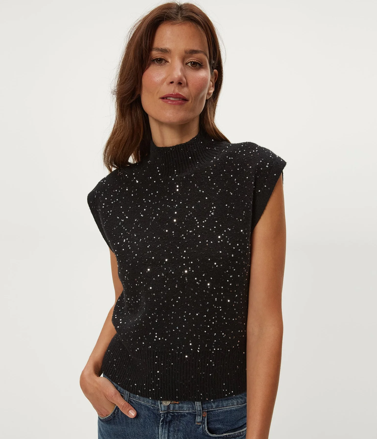Raina Mock Neck Sweater - Image 5