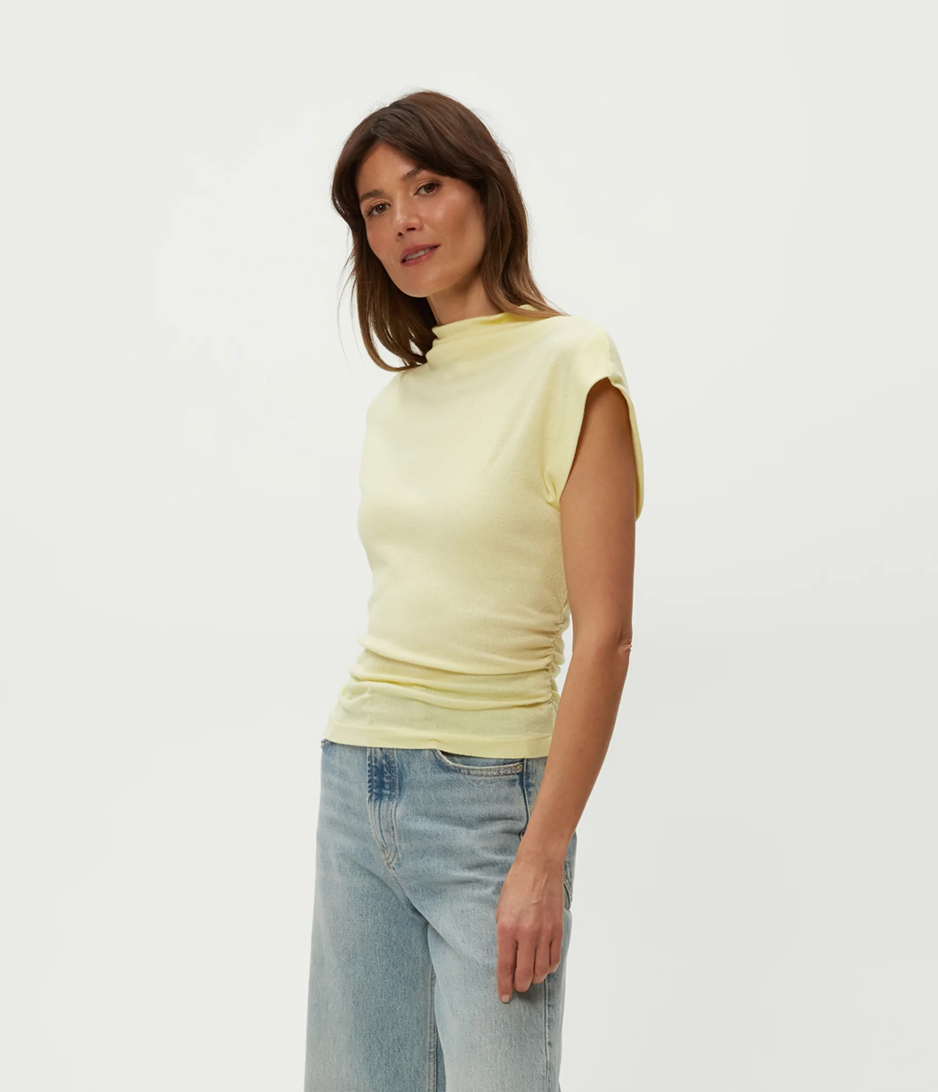 Reese Shine Power Shoulder Top - Image 19